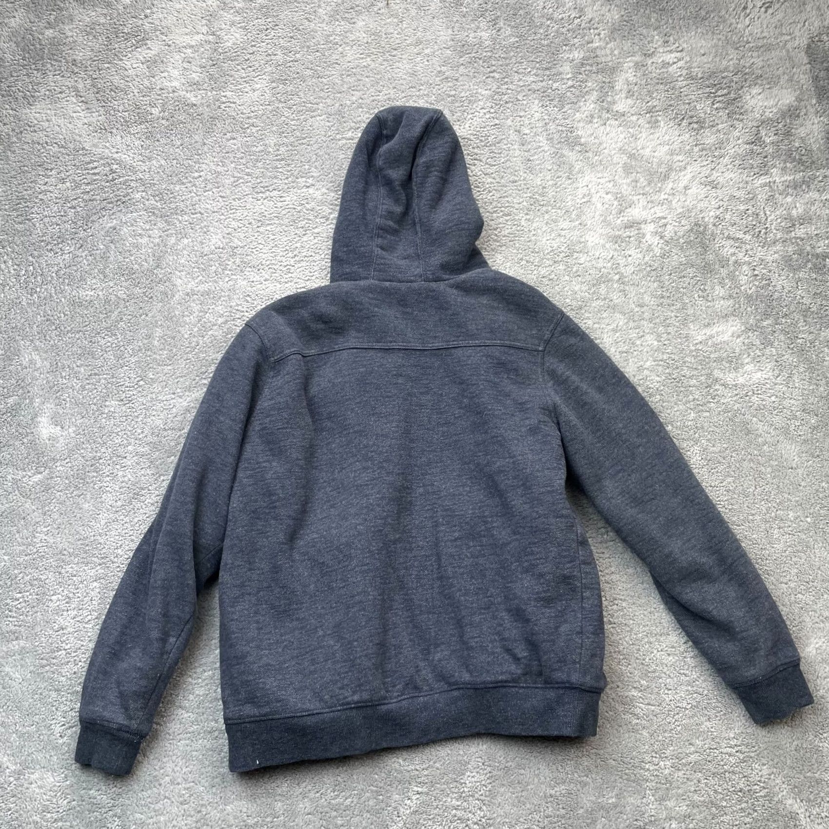 Vintage O'Neal Hoodie Men Medium Gray Blue Cotton Sherpa Lined Pockets Full Zip Insulated Size US M / EU 48-50 / 2 - 6 Thumbnail