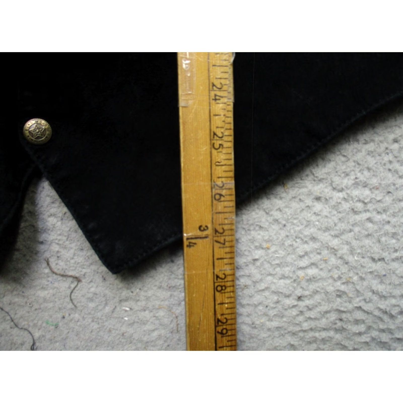 Scully Scully Vest Mens XL Black Leather Snap Front Lined Western Belted Dress Size US XL / EU 56 / 4 - 4 Thumbnail