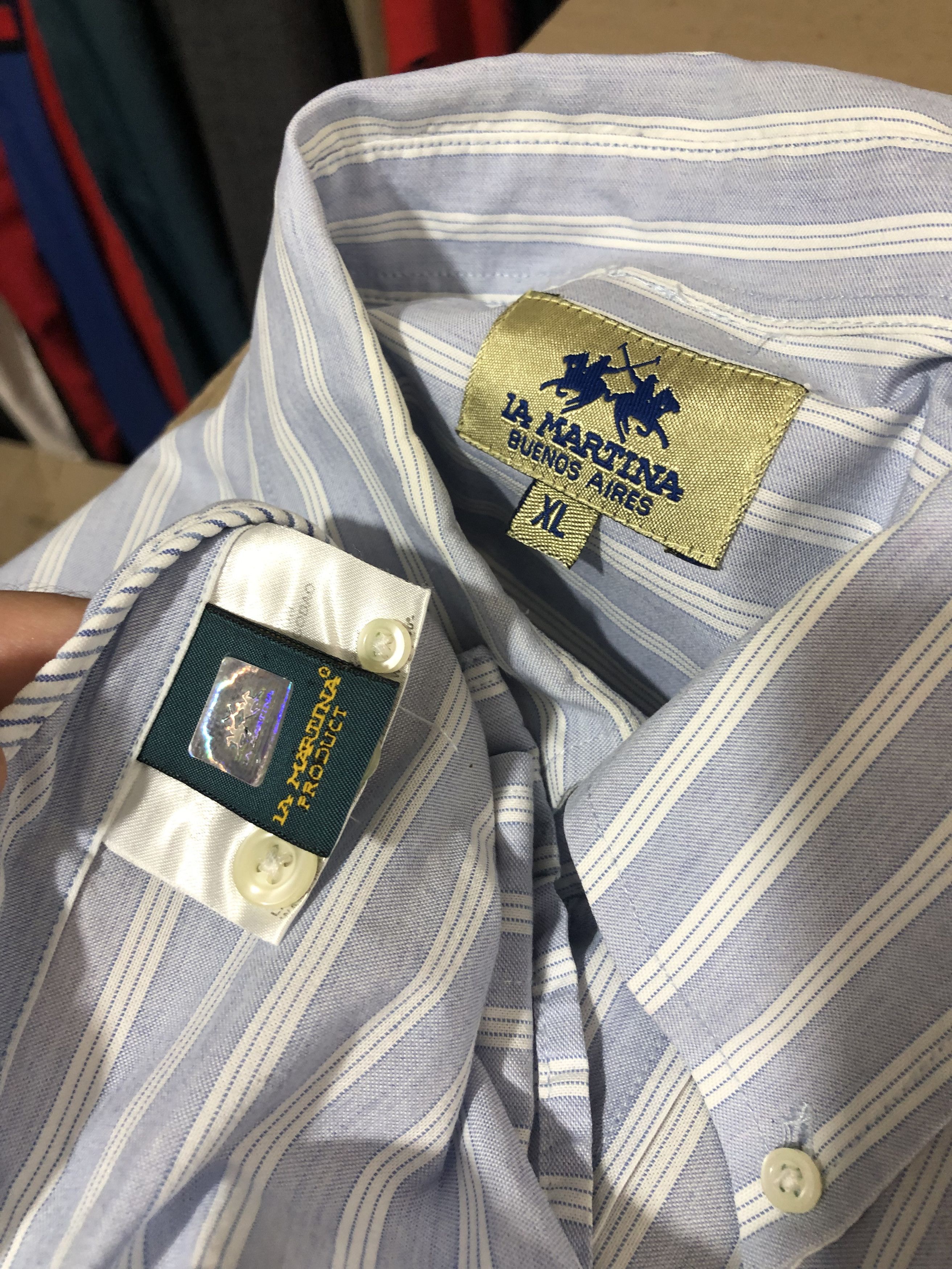 La Martina La Martina Striped Shirt Buenos Aires size XL Size US XL / EU 56 / 4 - 10 Thumbnail