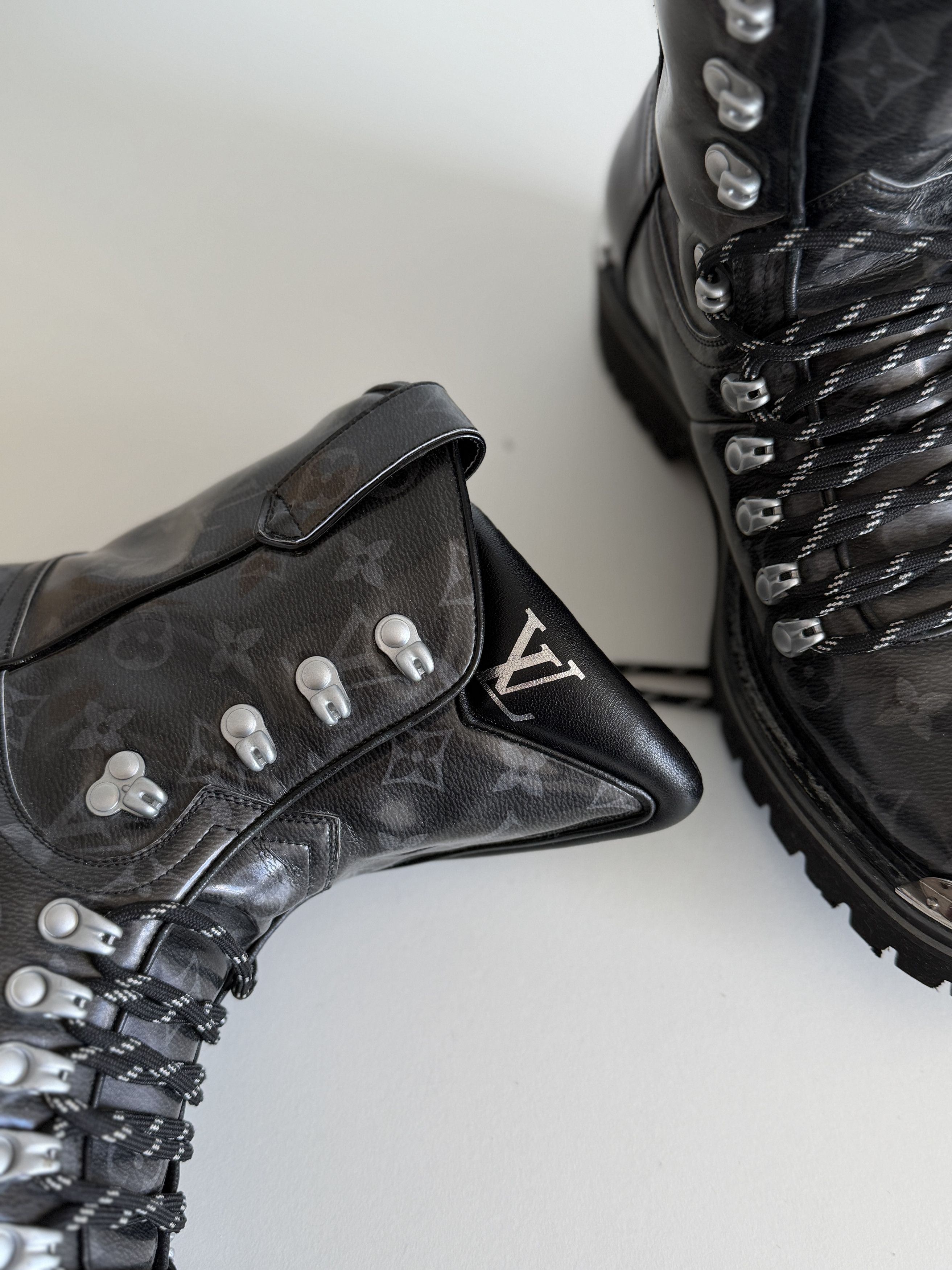 Louis Vuitton Louis Vuitton 6LV Kim Jones Monogram Outland Boots Size US 7.5 / EU 40-41 - 15 Thumbnail