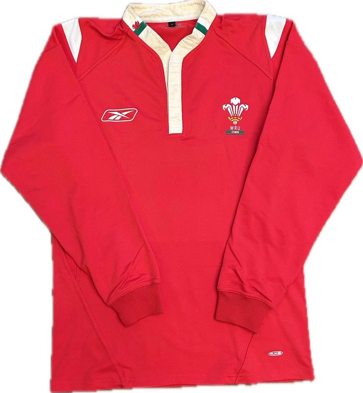 Reebok × Vintage Longsleeve Reebok Wales WRU Cymru Size US L / EU 52-54 / 3 - 3 Thumbnail