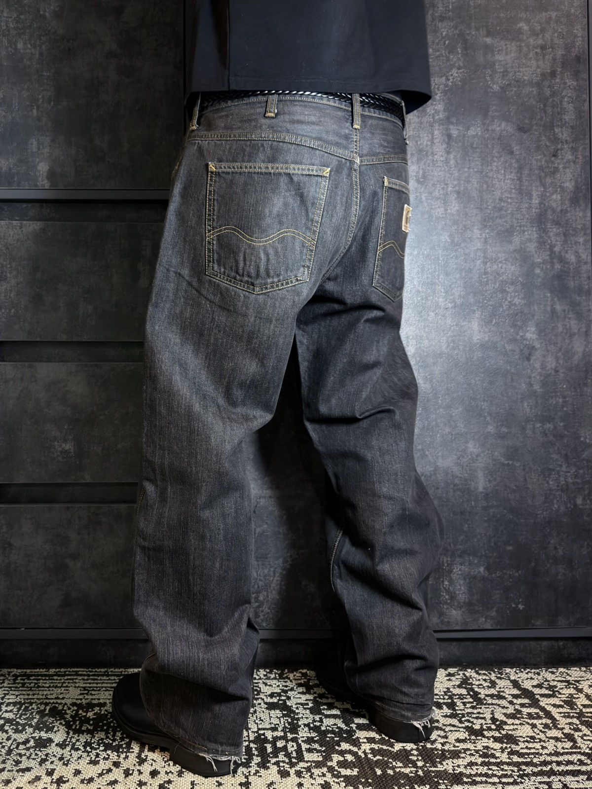 Carhartt Vintage Carhartt Wide Leg Jeans Japanese Hedi 424 CDG RRL Size US 34 / EU 50 - 2 Thumbnail