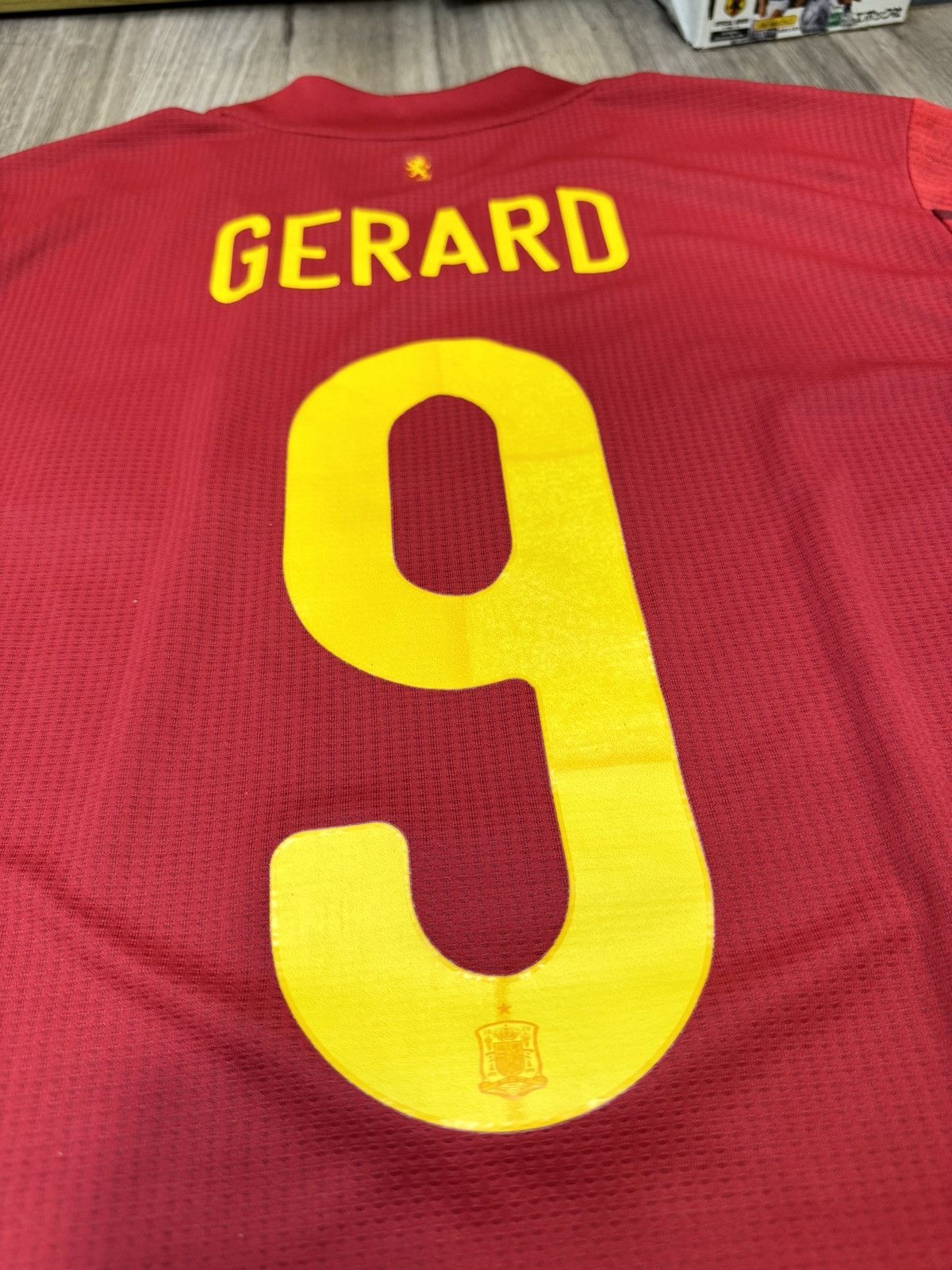 Adidas Spain Euro2020 player issue home shirt #9 Gerard Size US L / EU 52-54 / 3 - 5 Thumbnail