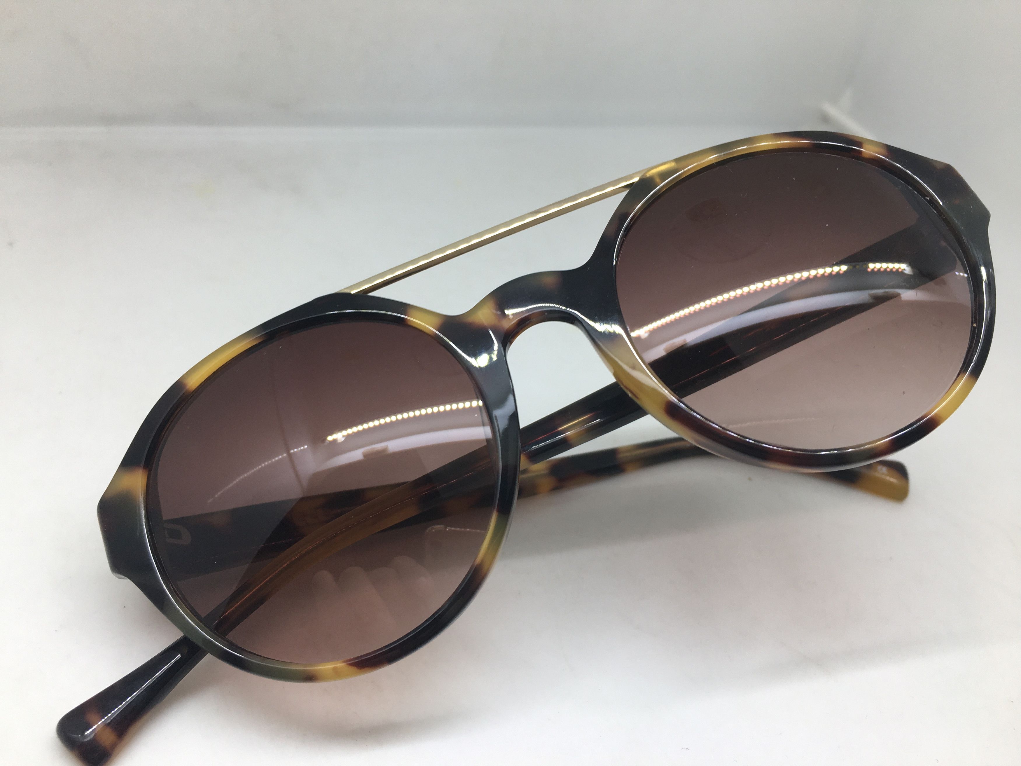 Other Handmade Tortoise Acetate ARTSTOCRST Round Sunglasses Frame Size ONE SIZE - 6 Thumbnail