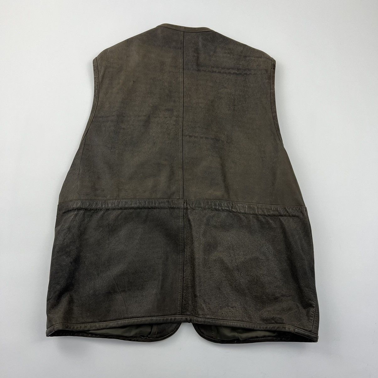 Leather America Leather Vest Vintage Size US L / EU 52-54 / 3 - 2 Thumbnail