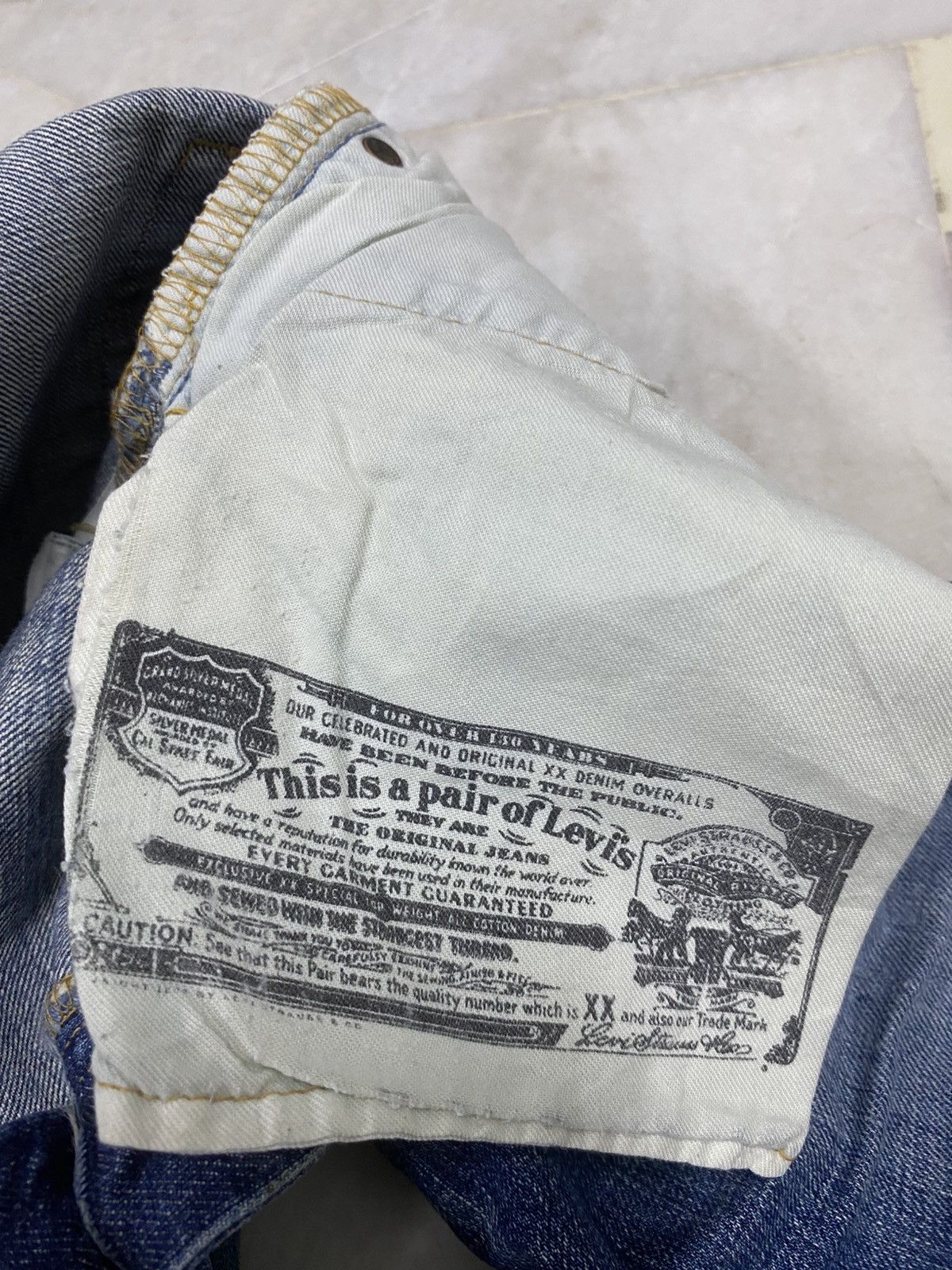 Levi's Size 30x29 Vintage Levis Distressed Jeans Faded Pants Denim Size US 30 / EU 46 - 11 Thumbnail