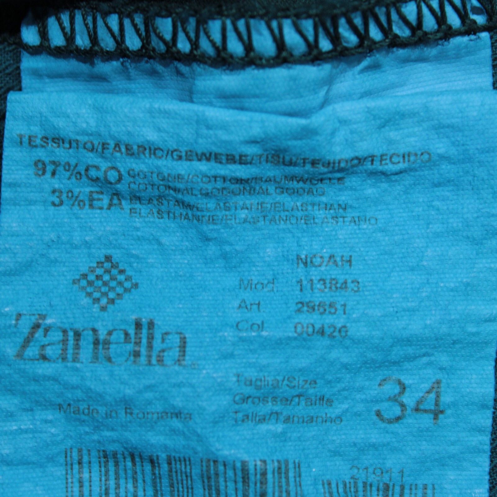 Zanella Zanella New with tags Chino Size 34 US In Blue Size US 34 / EU 50 - 5 Thumbnail