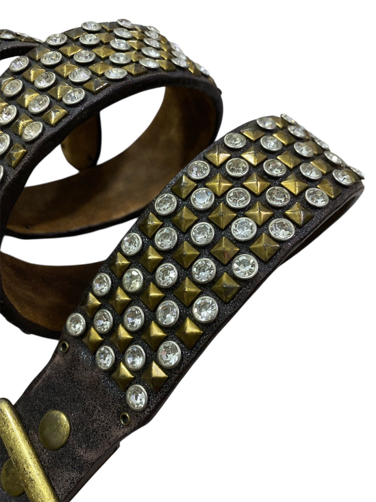 If Six Was Nine Vintage japanese brand studded leather belt Size ONE SIZE - 4 Thumbnail
