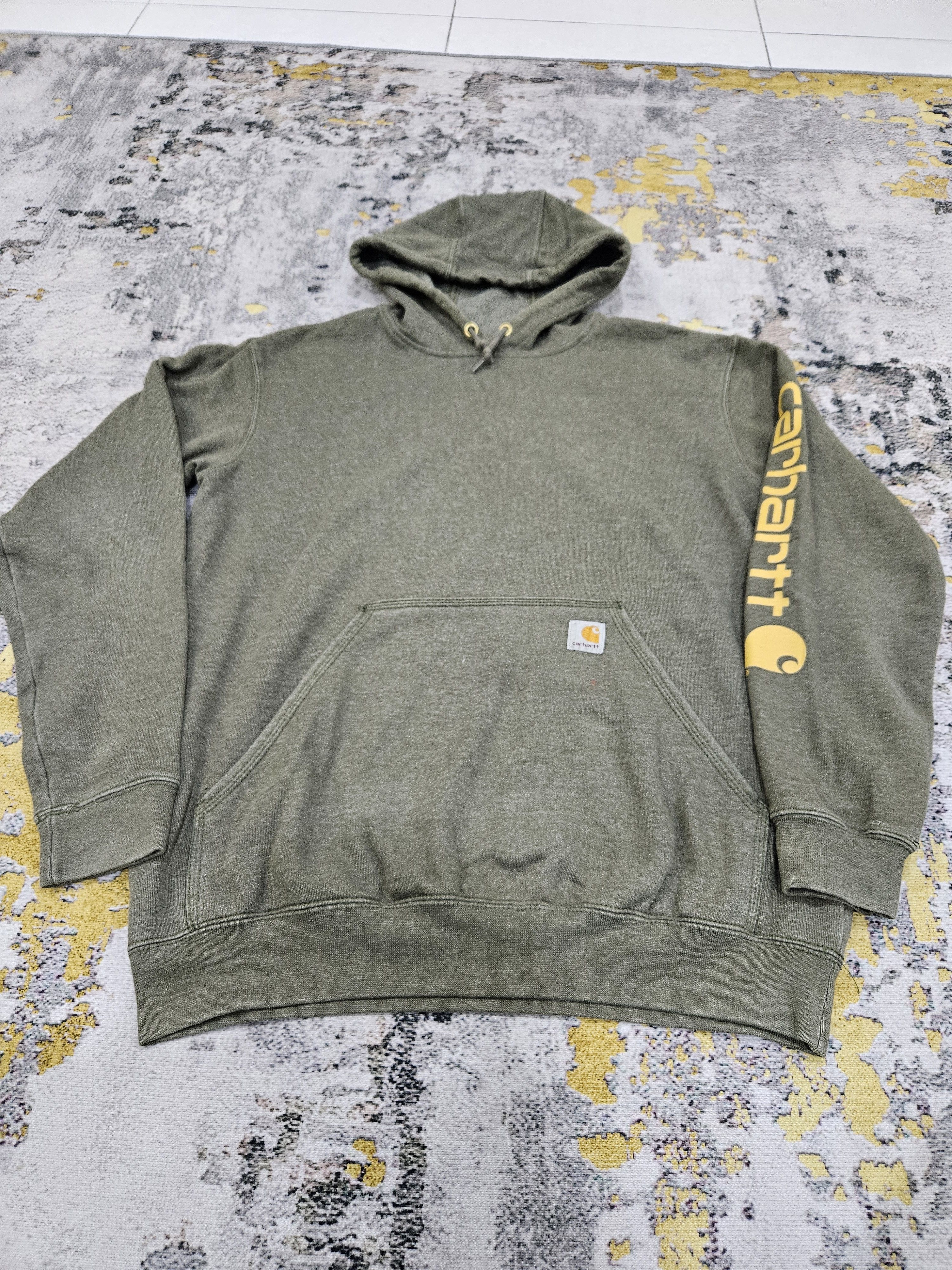 Carhartt Carhartt Hooded - Classic Arm Logo (Olive/Army Green) Size US M / EU 48-50 / 2 - 2 Thumbnail