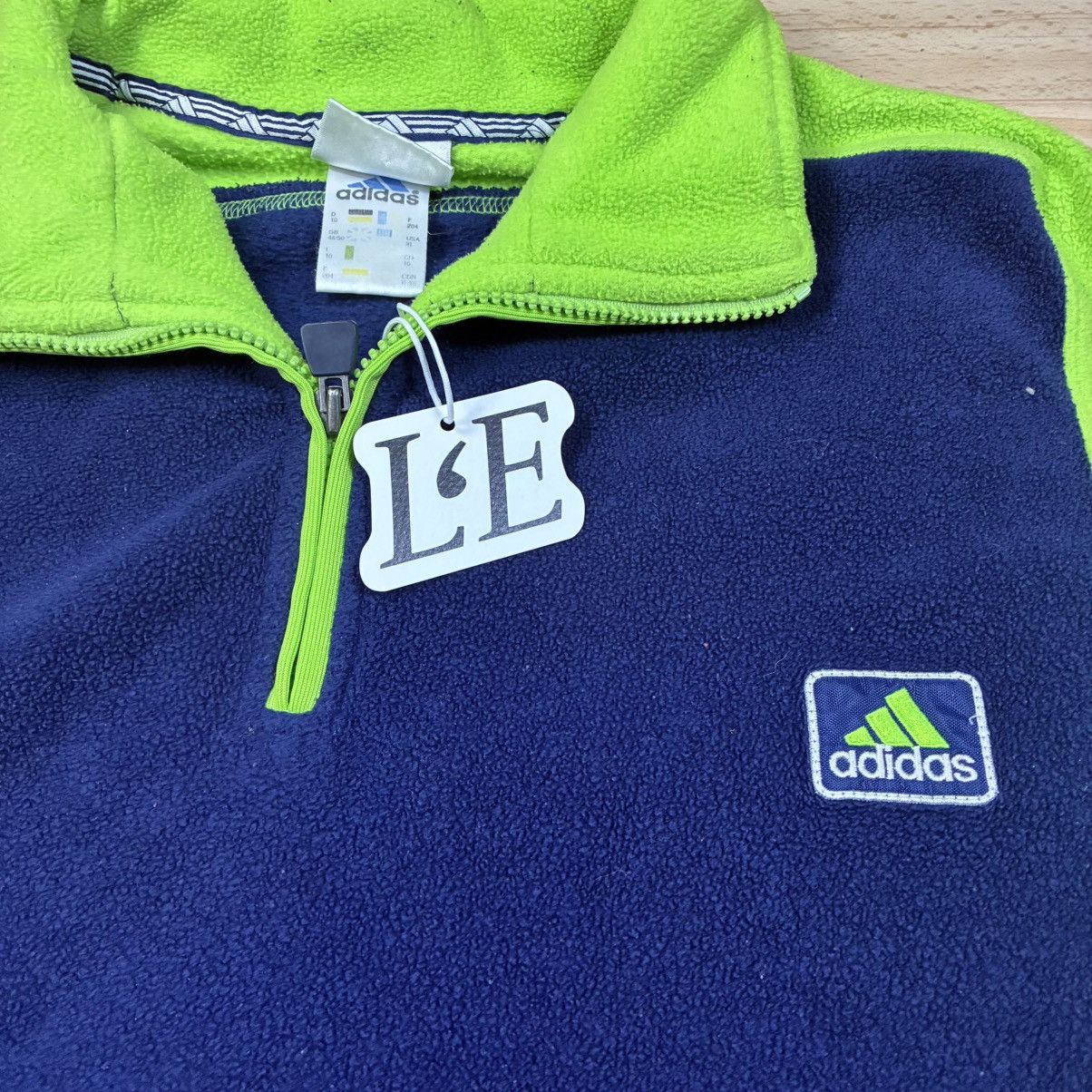 Adidas Men’s Vintage 90s Adidas Fleece Jacket Size XL Size US XL / EU 56 / 4 - 3 Thumbnail