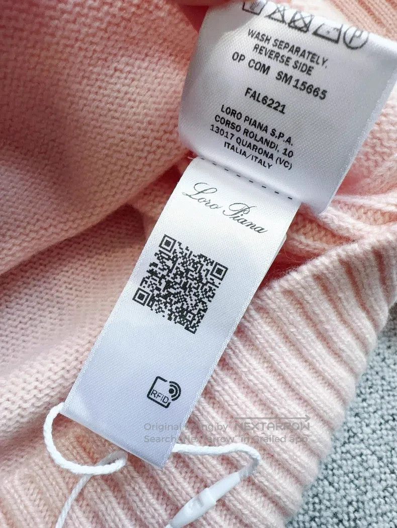 Loro Piana Loro Piana Light Pink Cinnamon Pink Crew Neck Knit Sweater Size XS / US 0-2 / IT 36-38 - 5 Thumbnail