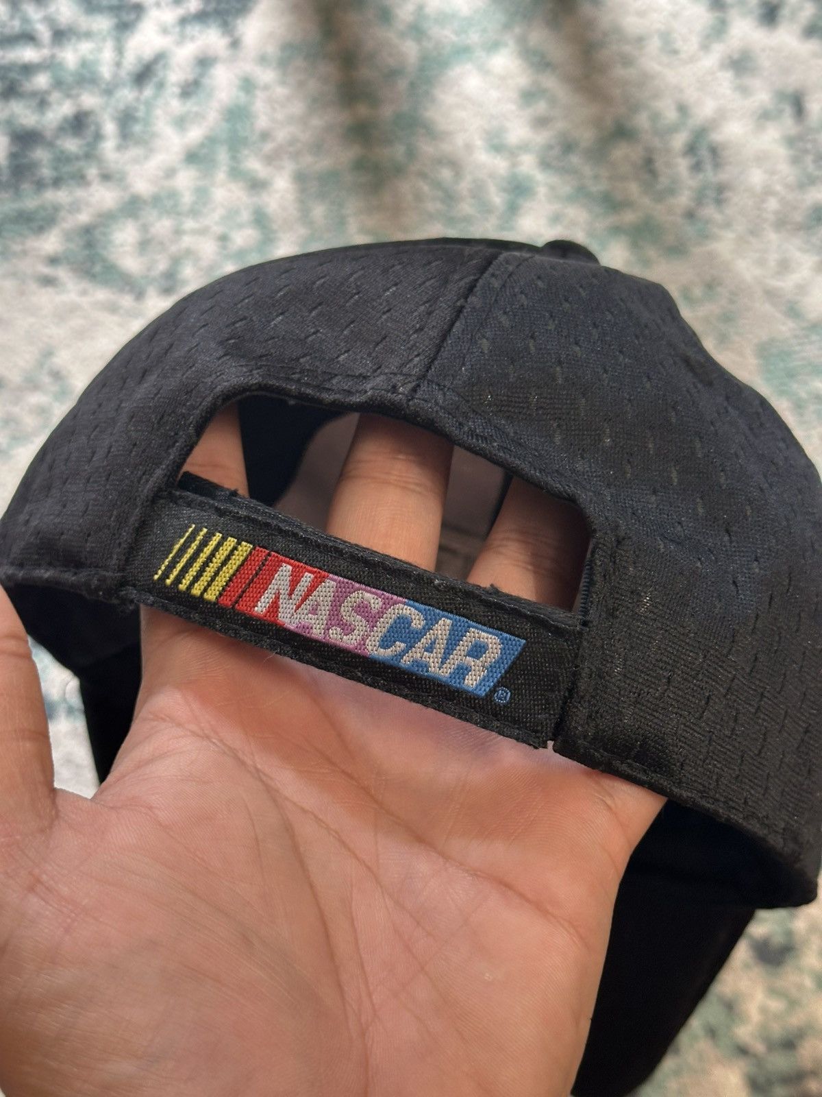 Ford × Vintage Vintage Ford Racing Black and Blue Flames Fire Baseball Cap Size ONE SIZE - 5 Thumbnail