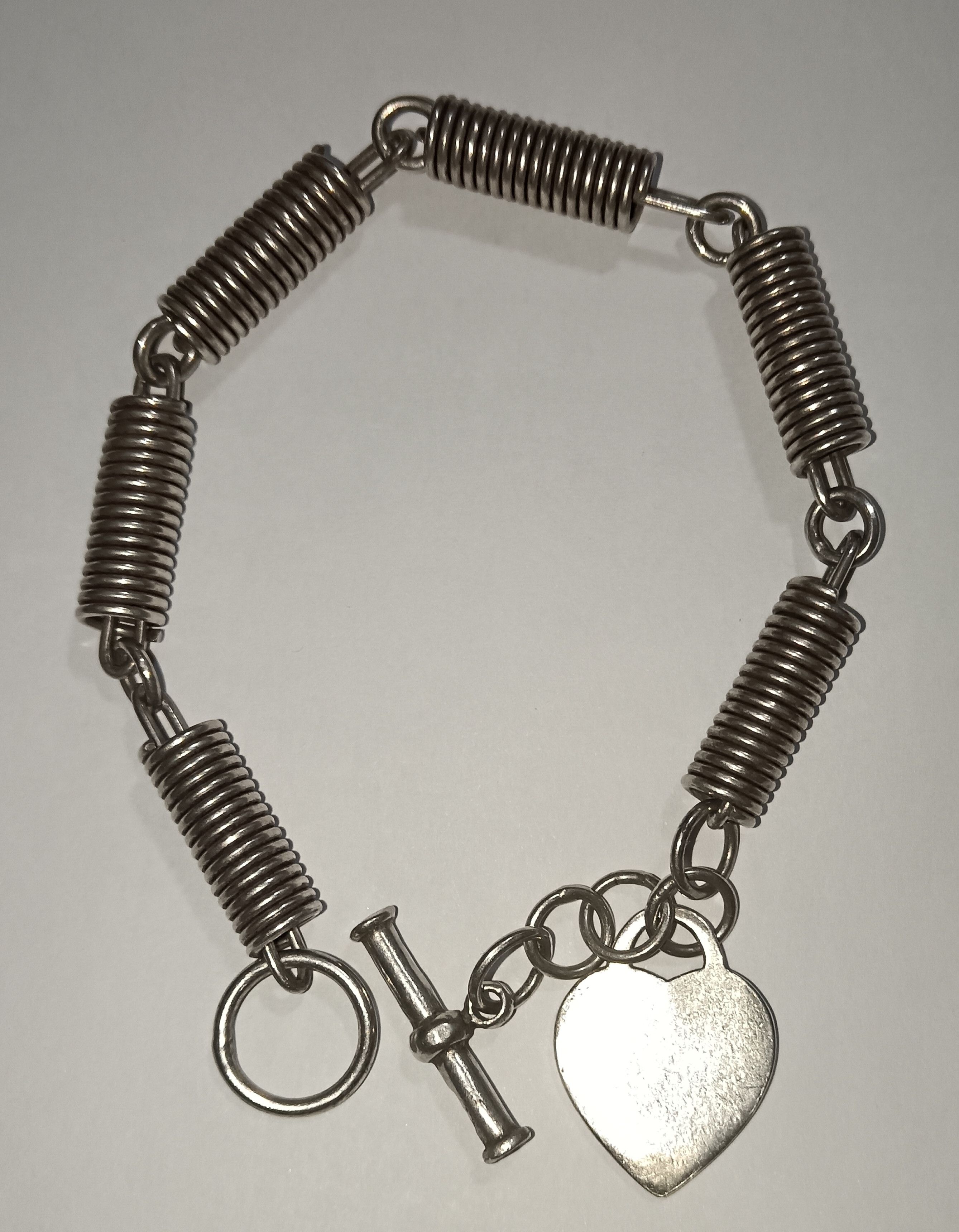 Jewelry VINTAGE 90S ARTISAN TAXCO PUNK DESIGN SILVER BRACELET Size ONE SIZE - 1 Thumbnail