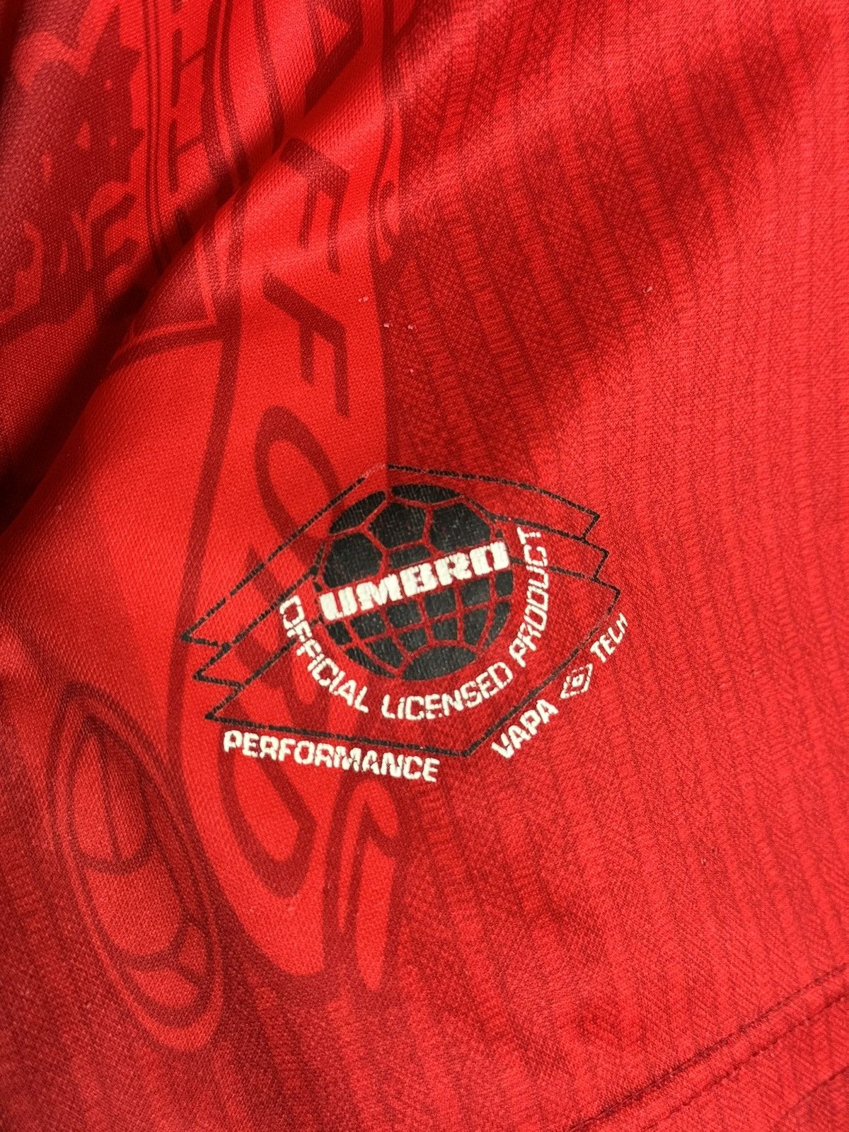 Umbro KIDS Manchester United 96/98 Home Football Jersey T-Shirt Size US XS / EU 42 / 0 - 4 Thumbnail