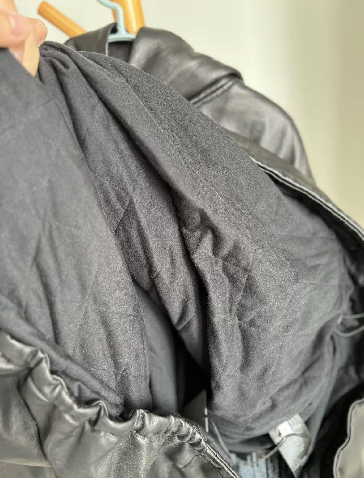 Balenciaga Balenciaga leather hoodie Size US M / EU 48-50 / 2 - 6 Thumbnail