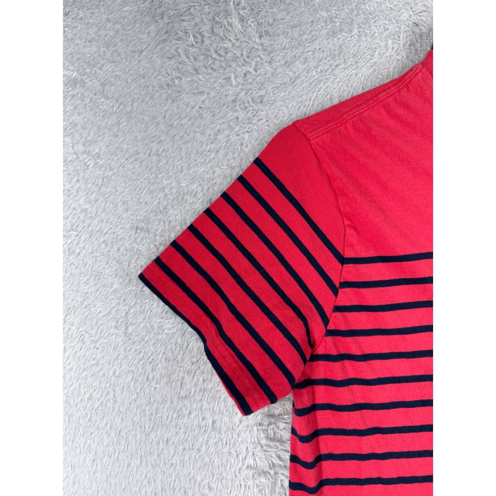 Ralph Lauren Ralph Lauren Polo Shirt Adult XL Blue Stripe Pocket V-Neck Cotton Jersey Embroidered Logo Sports Classic Men’s Shirt Size US XL / EU 56 / 4 - 3 Thumbnail