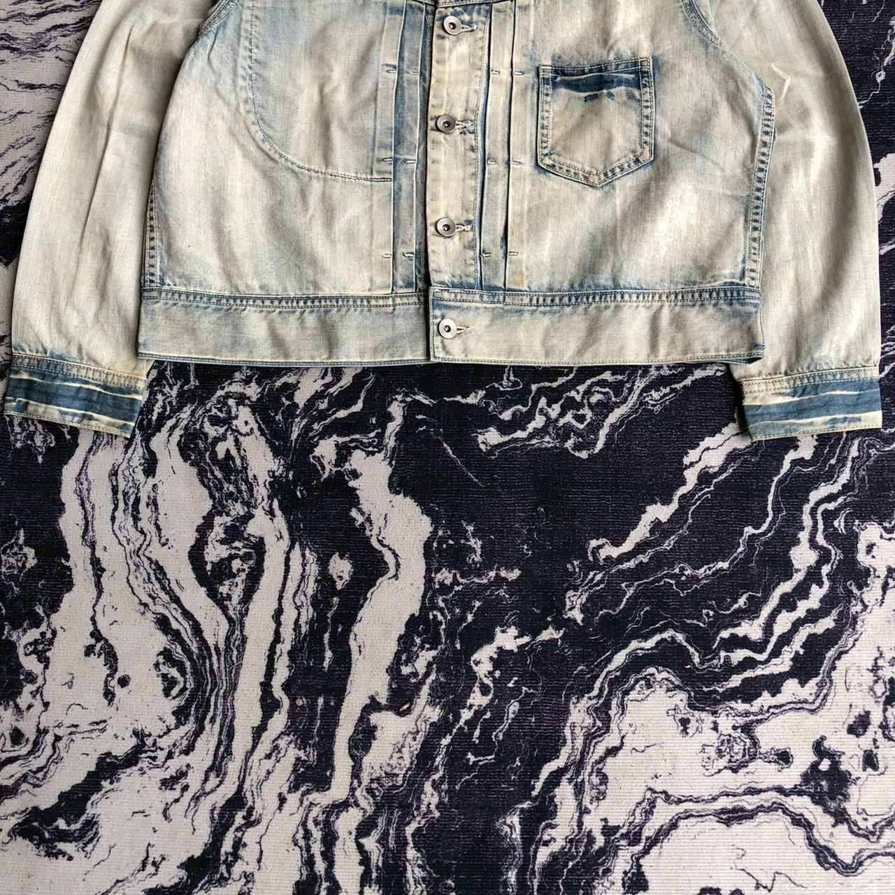 Ne-Net Ne-Net Type 1 Indigo Dyed Cropped Denim Jacket Size US S / EU 44-46 / 1 - 3 Thumbnail