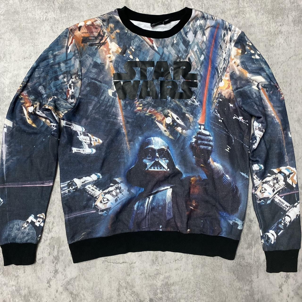 Other Black & grey Star Wars crewneck sweatshirt #streetwear Size US L / EU 52-54 / 3 - 1 Thumbnail