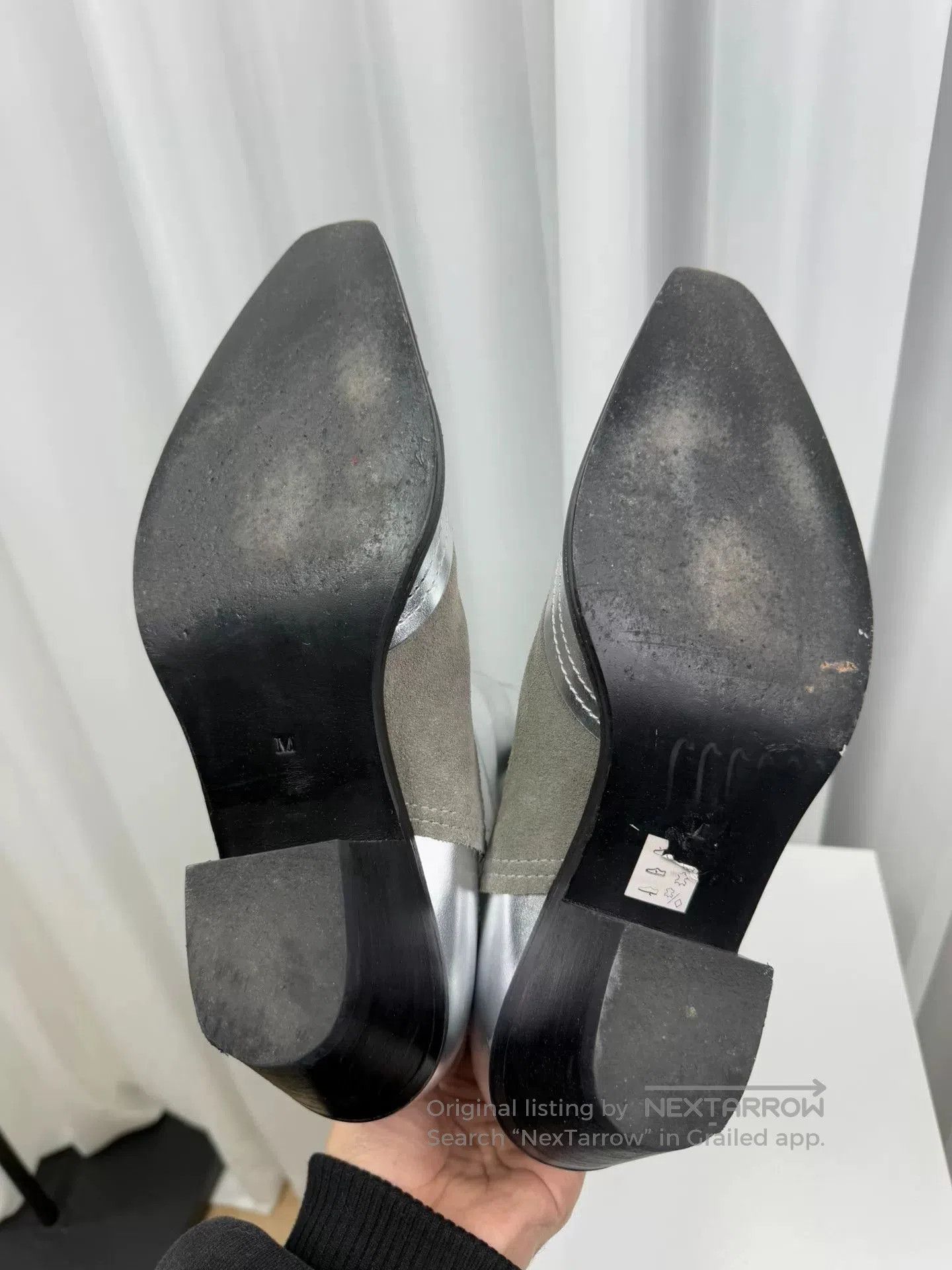 Junya Watanabe junya watanabe silver studded ankle boots. Size US 9 / EU 42 - 7 Thumbnail