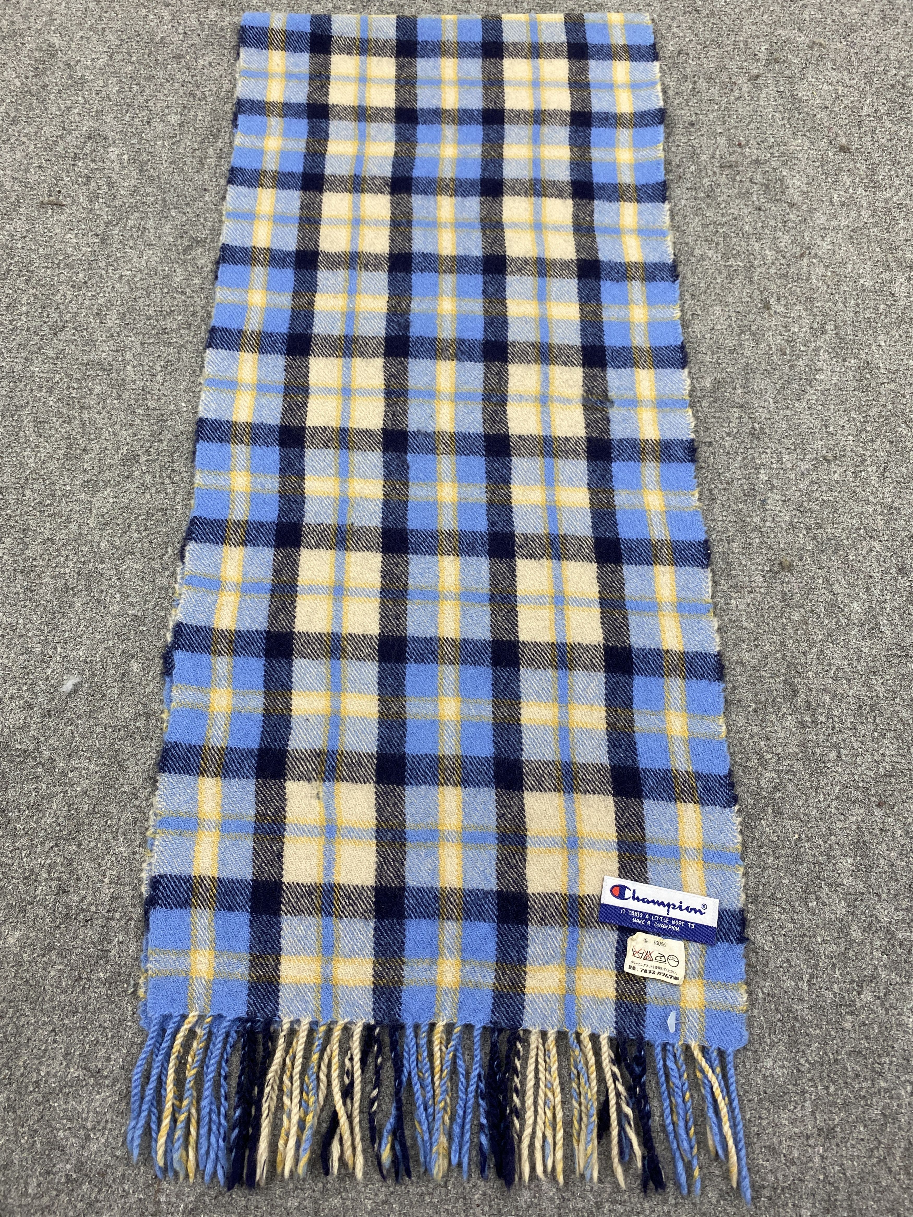 Champion Vintage Champion Scarf Muffler Wool Neckwear SC0304 Size ONE SIZE - 3 Thumbnail