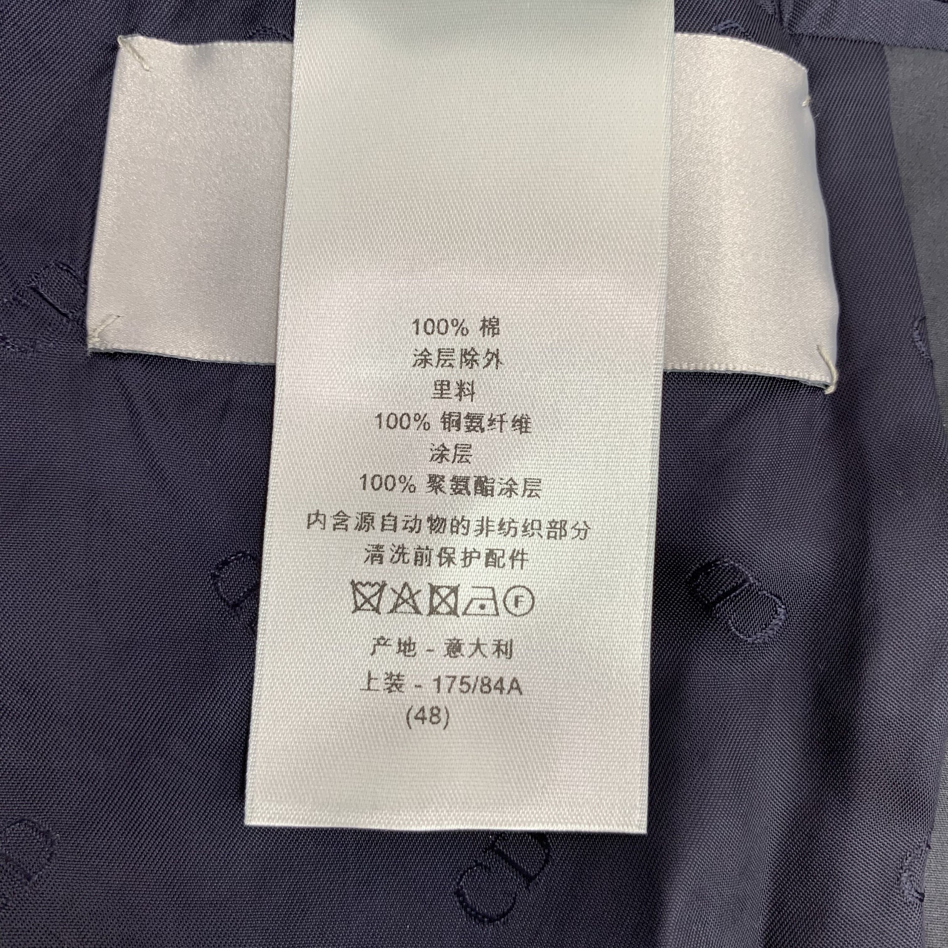 Dior Dior Cotton Trench Coat Grey (48) Size US M / EU 48-50 / 2 - 9 Thumbnail