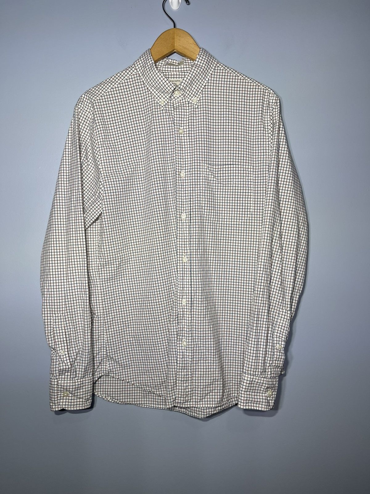 J.Crew J Crew Shirt Men’s Sz M Slim Fit Check Secret Wash Poplin Size US M / EU 48-50 / 2 - 2 Thumbnail