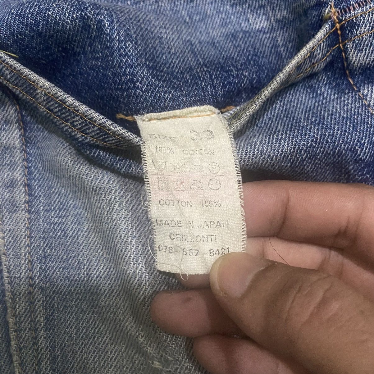 Denime ‼️LAST DROP‼️Denime Lot178 Selvedge Faded Distressed Denim Size US 31 - 22 Thumbnail