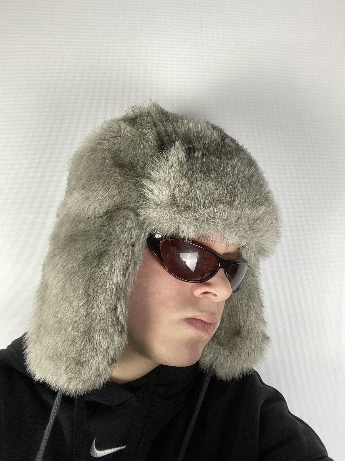Hysteric Glamour × Japanese Brand Y2K American Vintage Fuzzy Hat Mohair Ushanka Beauty Beast Size ONE SIZE - 1 Thumbnail