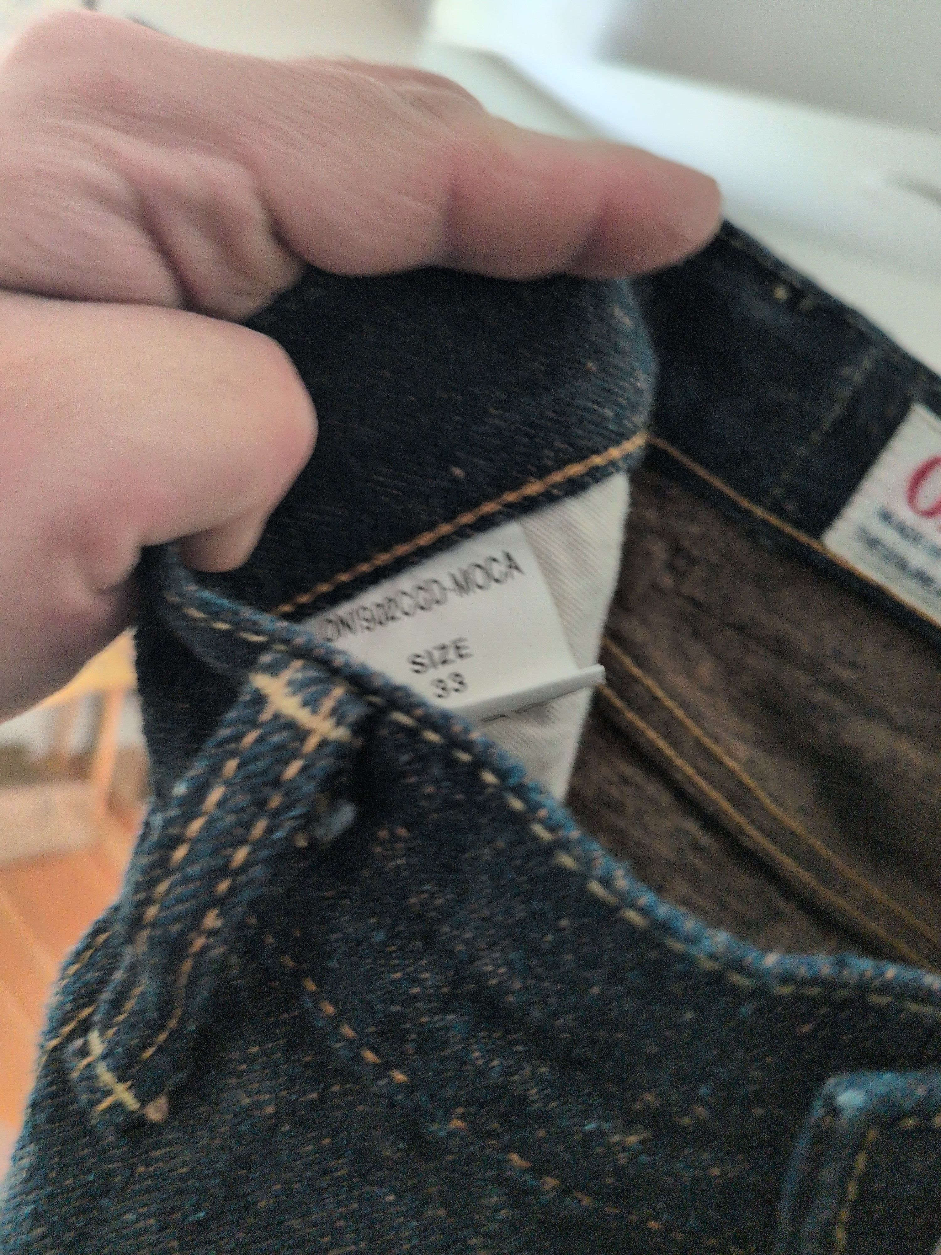 Oni ONI902CCD-MOCA 15oz Crushed Concrete High rise Relax Tapered Size US 33 - 4 Thumbnail