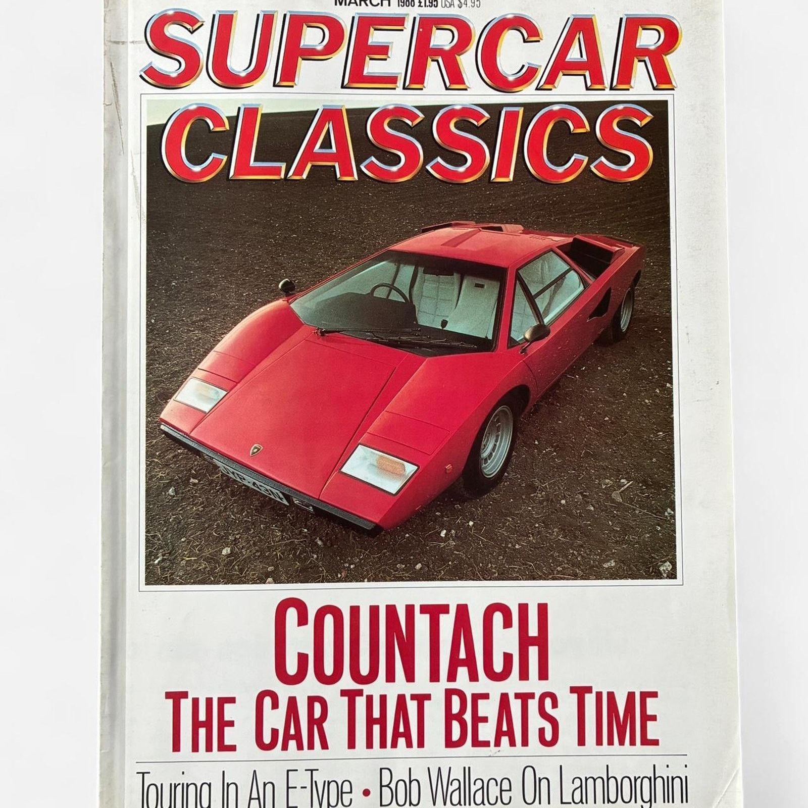 Bugatti × Lamborghini × Vintage Supercar classics magazine Bob Wallace On Lamborghini Size ONE SIZE - 1 Thumbnail