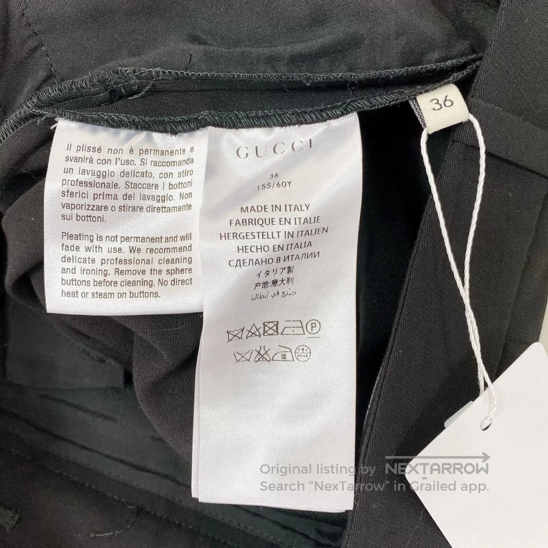 Gucci Gucci Black Casual Pants Size 36. Size US 36 / EU 52 - 7 Thumbnail