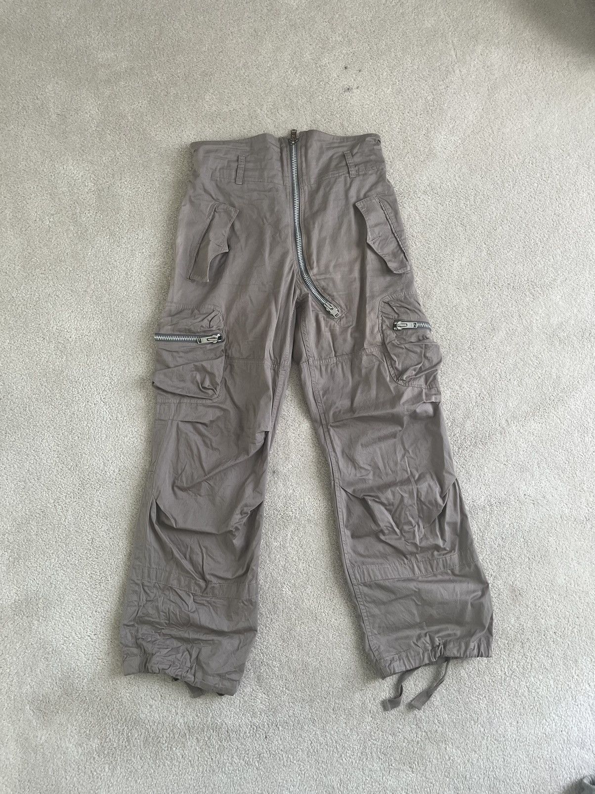 CABANE de ZUCCa Asymmetrical Wide Cargo high waisted | Grailed