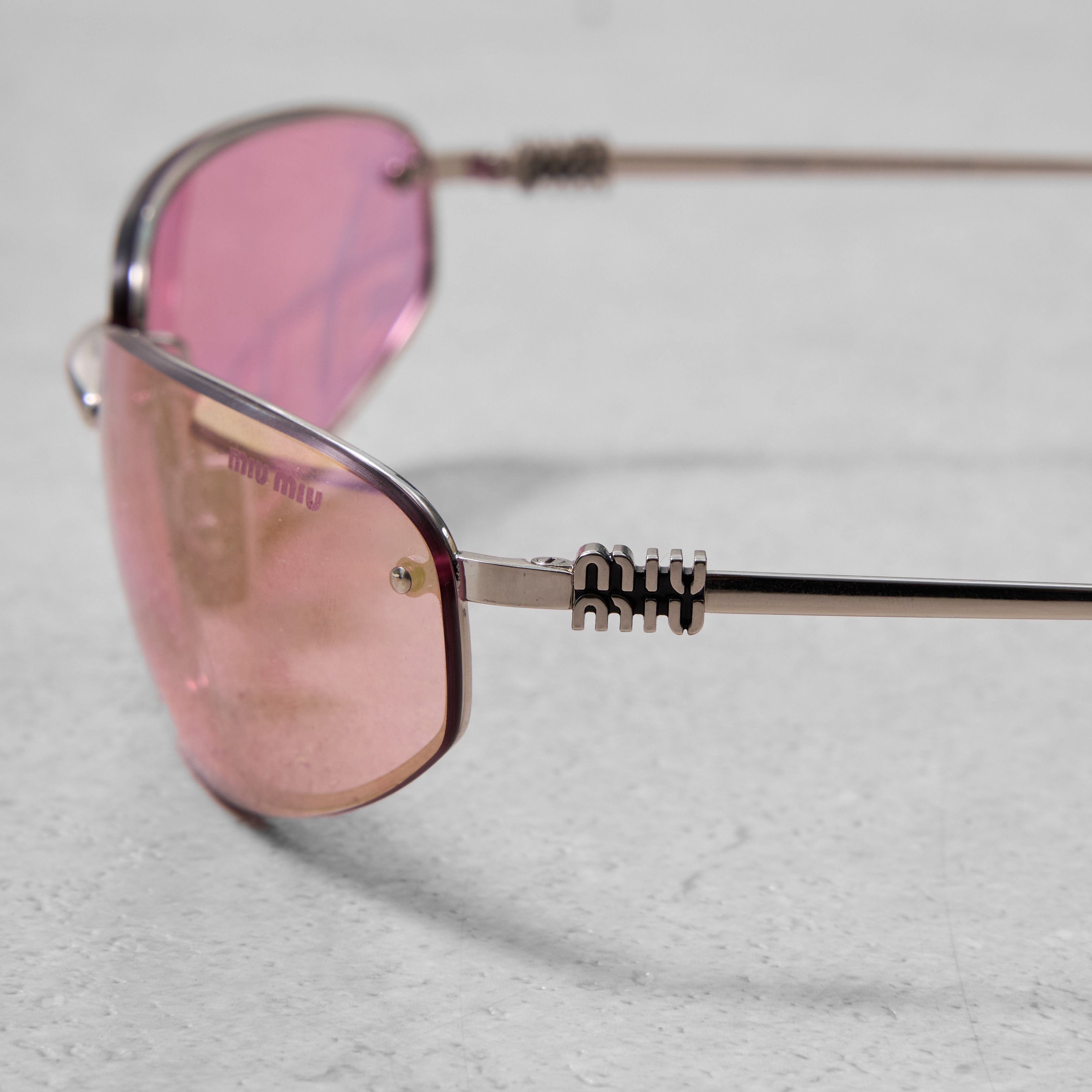 Miu Miu MIU MIU MU A50S 1BC70J Sunglasses Size ONE SIZE - 5 Thumbnail