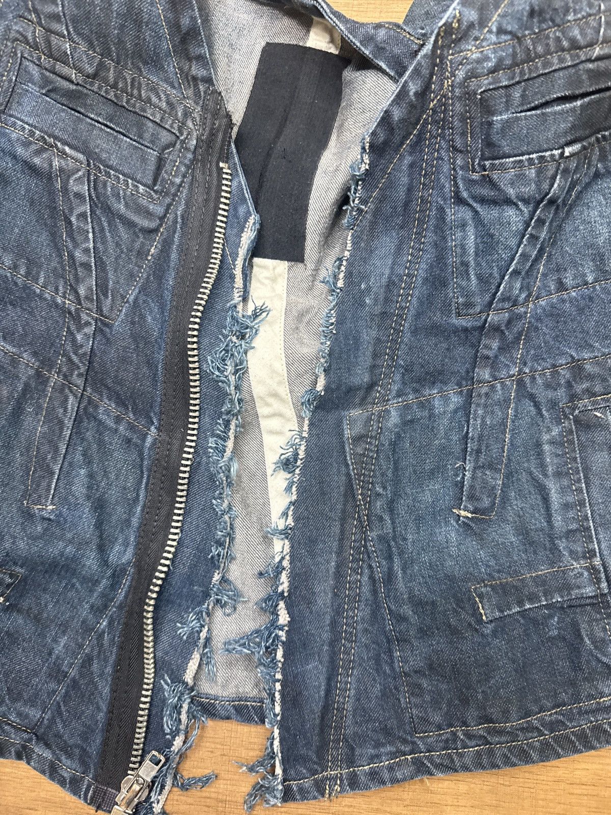 Rick Owens Rick owens slab patchwork denim jacket Size US M / EU 48-50 / 2 - 4 Thumbnail