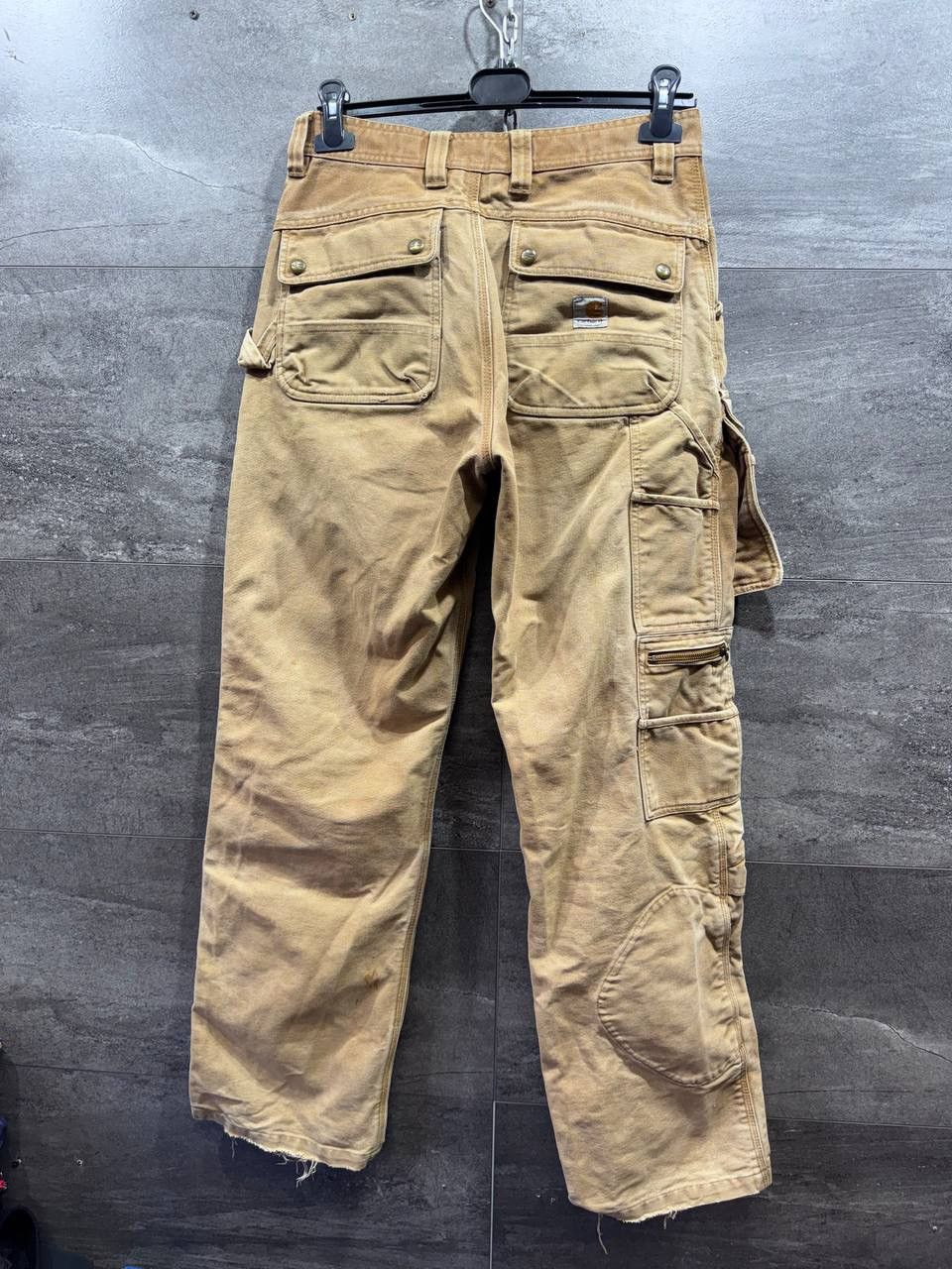 Carhartt Carhartt EB219 Tan Brown Cargo Double Knee Work Pants Size US 30 / EU 46 - 2 Thumbnail