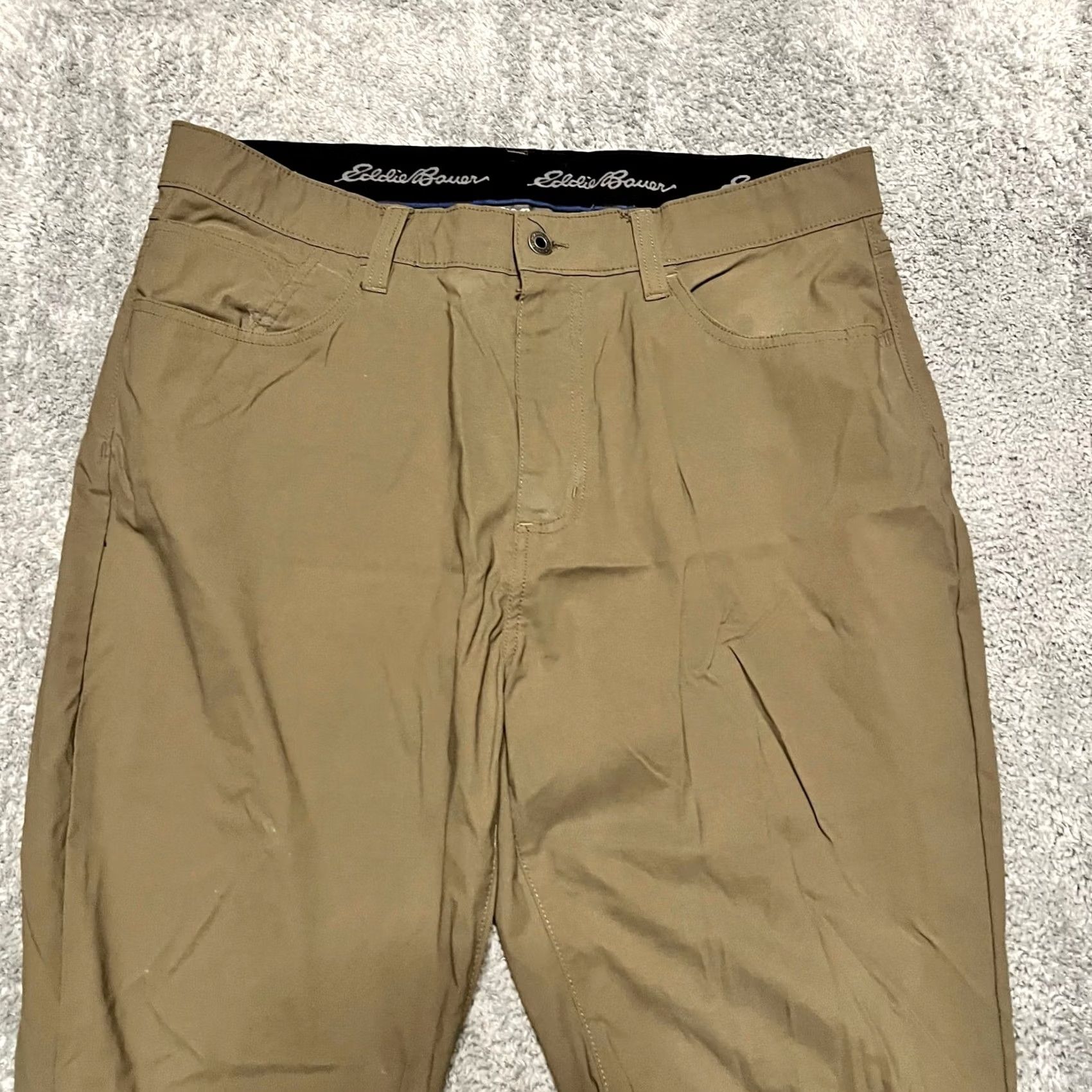 Eddie Bauer Eddie Bauer Pants Mens 38 X30 Performance Hiking Nylon Light Brown Chino Inseam 29in Mens Brown 38 Regular Size US 38 / EU 54 - 2 Thumbnail