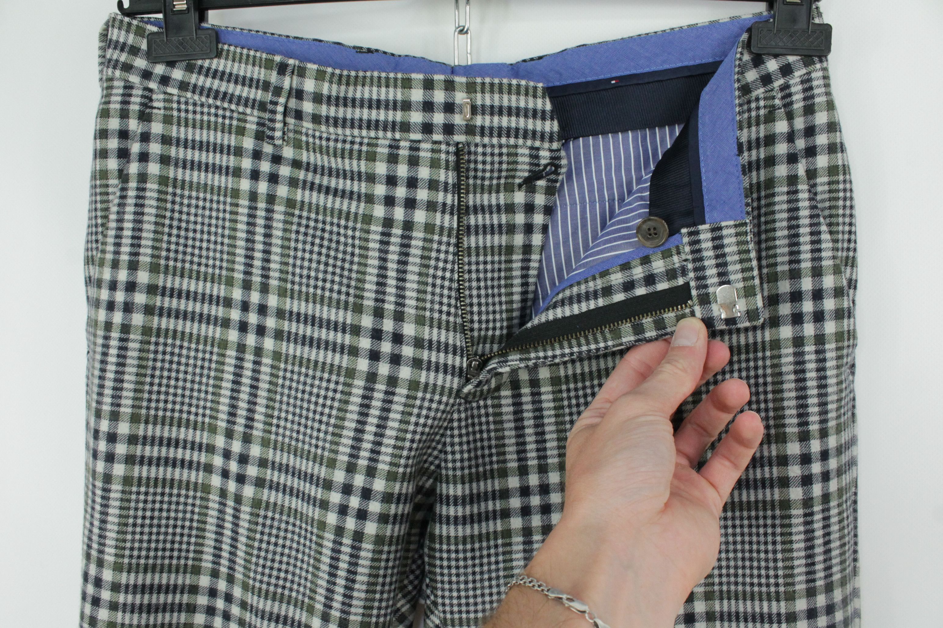 Tommy Hilfiger Tommy Hilfiger Mercer Chino Check Wool Casual Pants Size US 32 / EU 48 - 2 Thumbnail