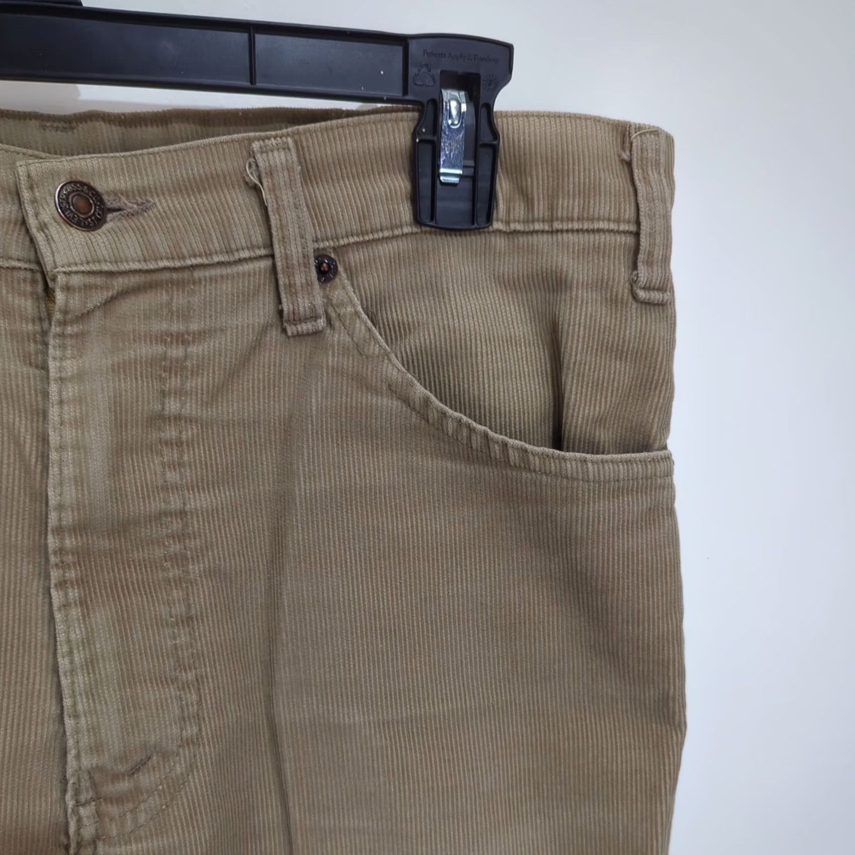 Levi's VINTAGE Levi's 517 Corduroy Jeans 34x30 Bootcut Tan Levi Strauss USA Made 5-Pocket Button Zip Mens Size US 34 / EU 50 - 4 Thumbnail