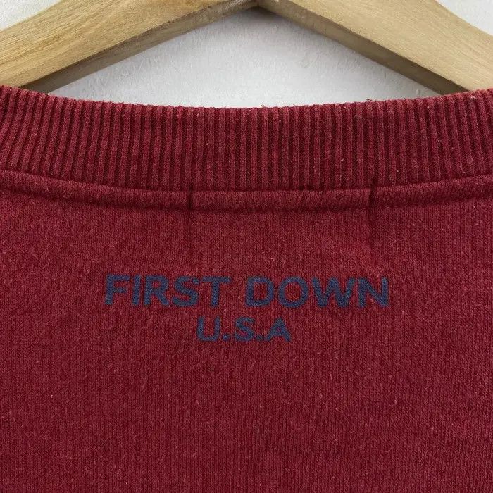 Vintage Vtg FIRST DOWN USA Outdoor Camping Red Dream Sweatshirt Size US XL / EU 56 / 4 - 5 Thumbnail