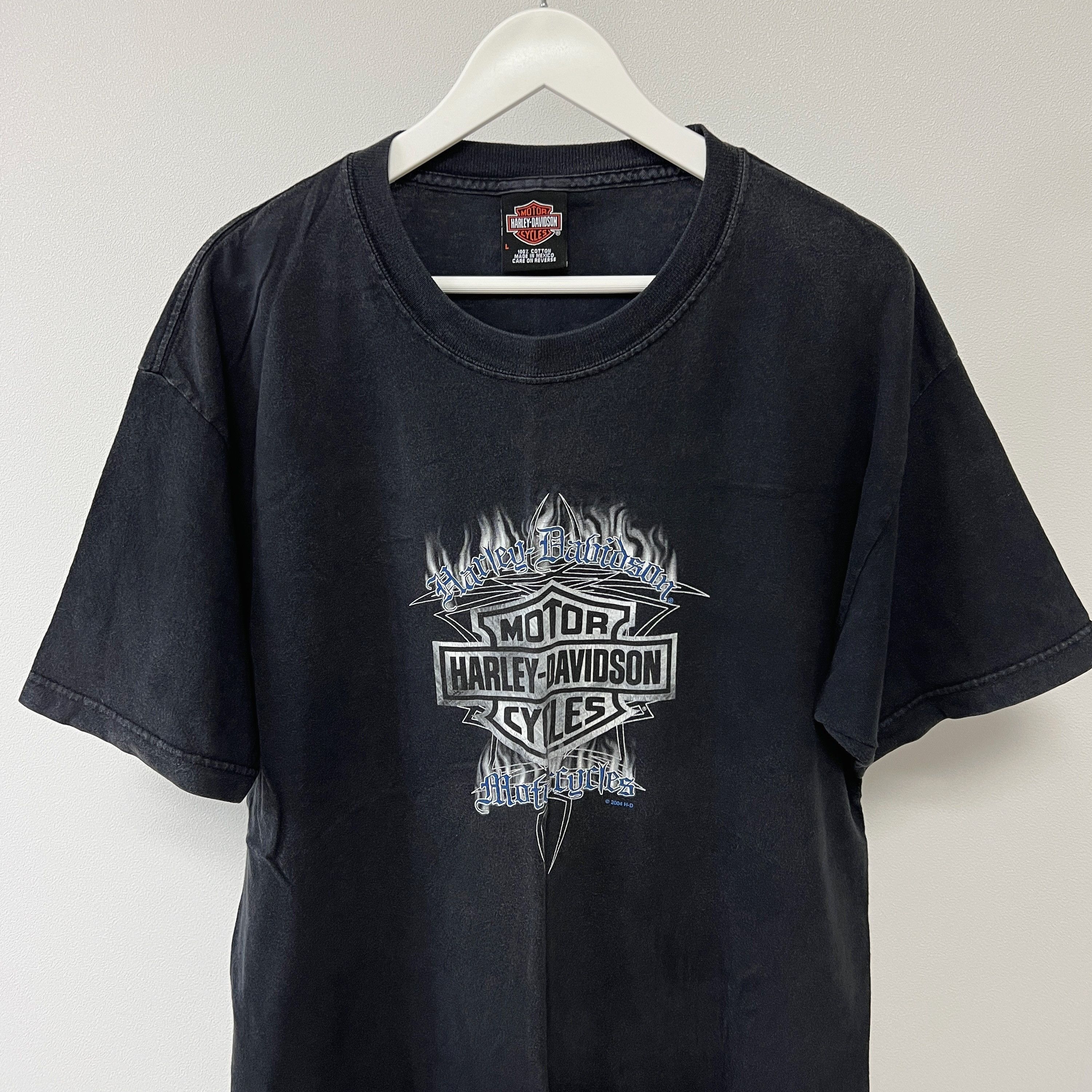Harley Davidson Harley Davidson USA Flag Flame California Motorcycle T-Shirt Size US L / EU 52-54 / 3 - 3 Thumbnail