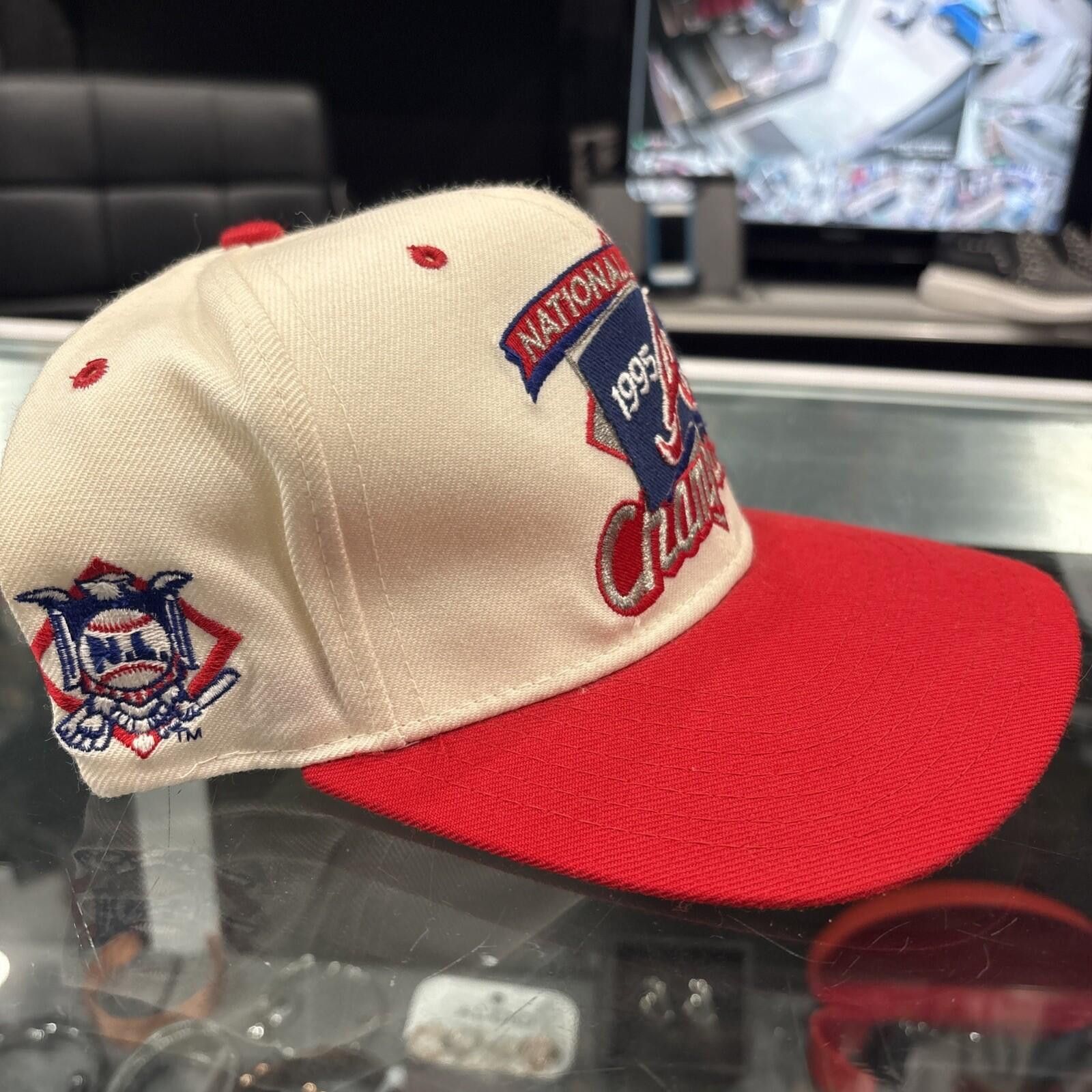 Other Vintage 90’s National League Atlanta Braves Champions hat Size ONE SIZE - 3 Thumbnail