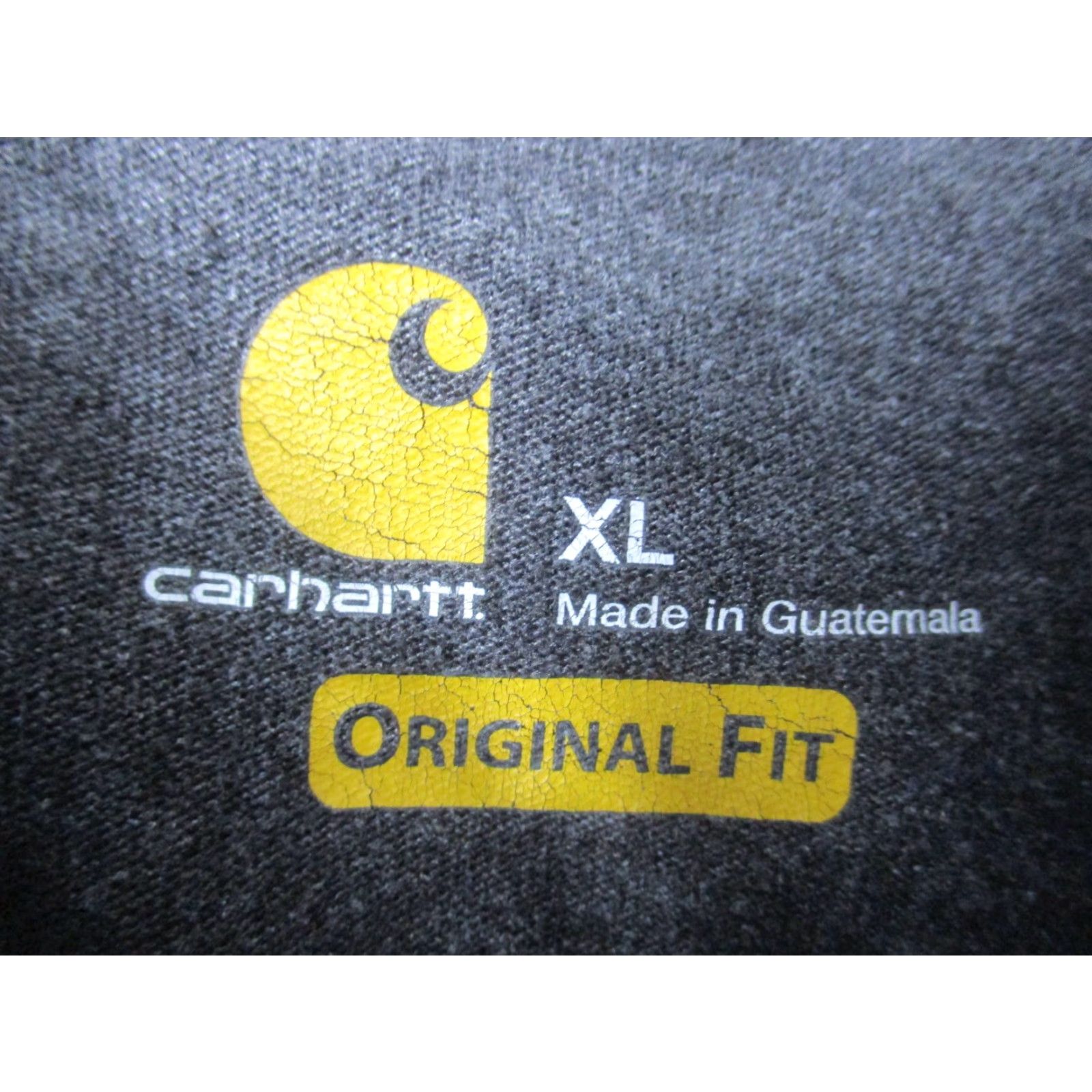 Carhartt Carhartt Shirt XL Mens Gray Spelled Out Crew Neck Original Fit Shirt Size US XL / EU 56 / 4 - 3 Thumbnail