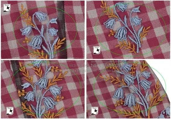 Comme des Garcons Comme des Garcons Red vintage embroidered floral plaid dre Size S / US 4 / IT 40 - 6 Thumbnail