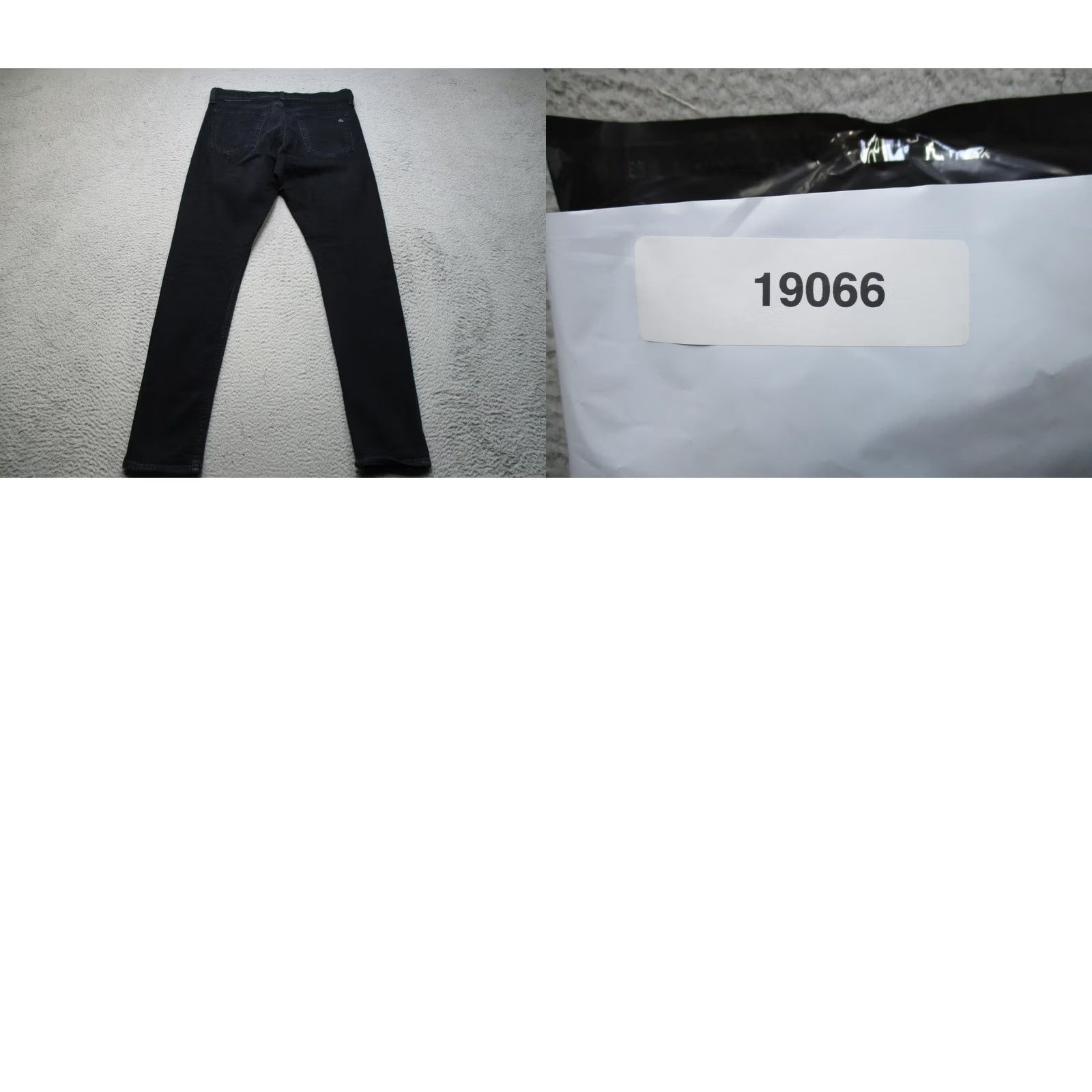 Rag & Bone rag & bone New York Jeans Mens 34x32 Black Skinny Fit Button Fly Stretch Denim Size US 34 / EU 50 - 9 Thumbnail