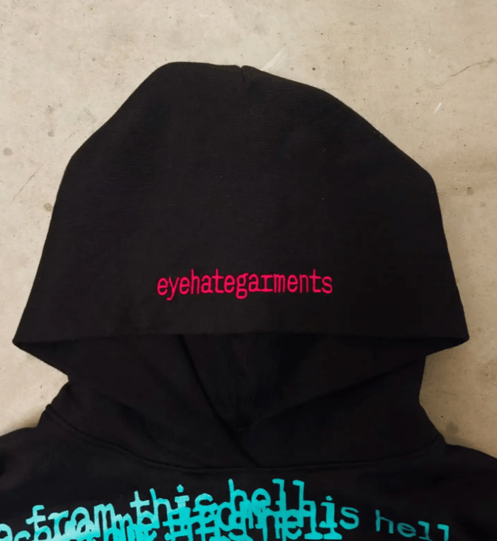 Japanese Brand American Retro Letter Print Oversized Hoodie Size US L / EU 52-54 / 3 - 3 Thumbnail