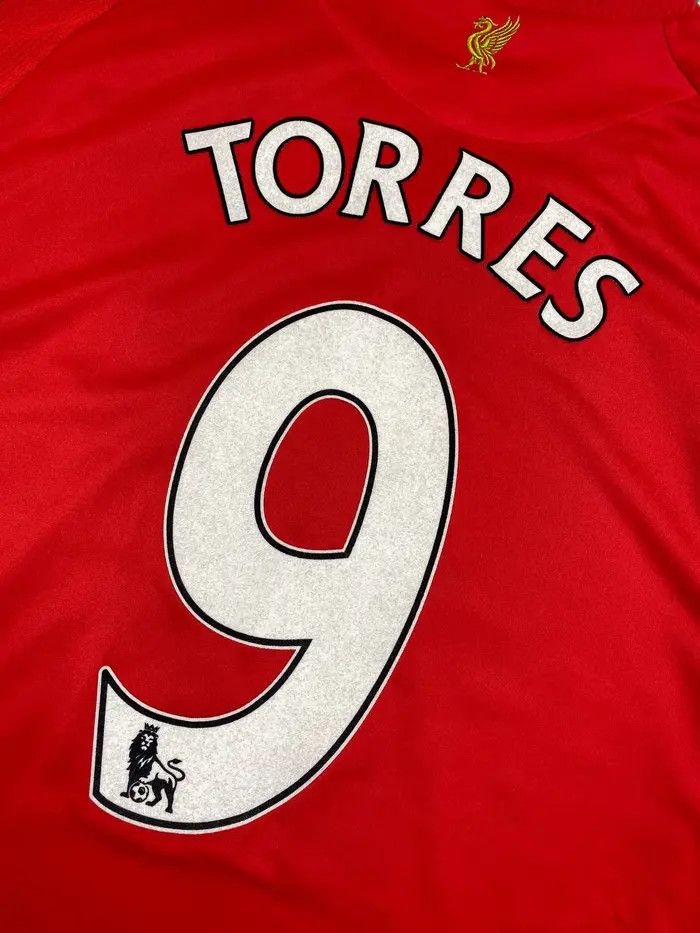 Adidas Adidas Liverpool FC 2008 2010 Torres #9 Home Shirt Jersey Size US XL / EU 56 / 4 - 9 Thumbnail