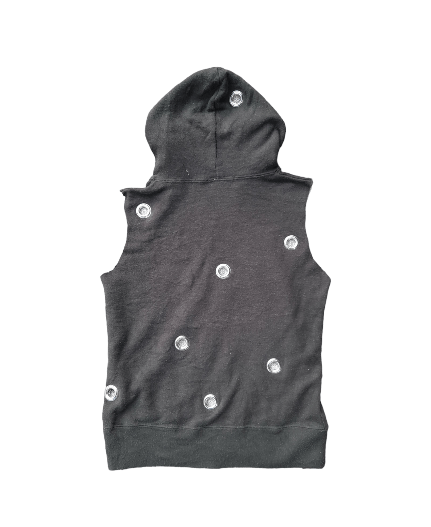 20471120 Cynthia Company Holes Sleeveless Hoodie Size S / US 4 / IT 40 - 2 Thumbnail