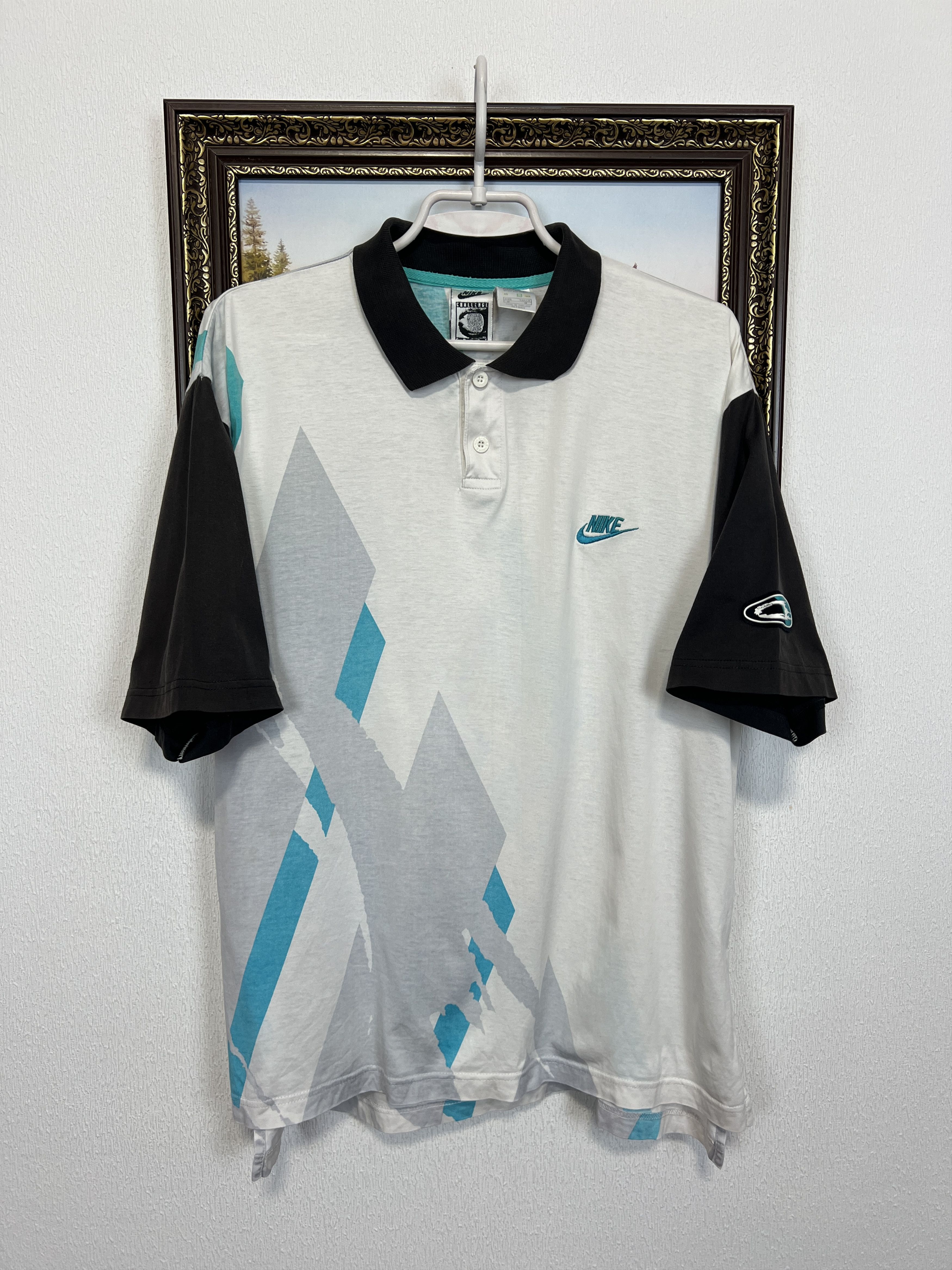 Nike Nike Challange Court Andre Agassi Tennis Polo Shirt Jersey Size US M / EU 48-50 / 2 - 1 Thumbnail