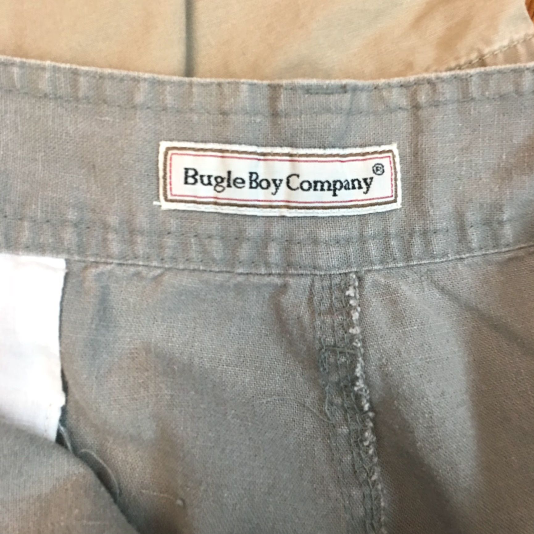 Bugle Boy Bugle Boy Company Shorts Mens Chino Flat Front Gray 42 Adult Stretch Classic Size US 42 / EU 58 - 5 Thumbnail
