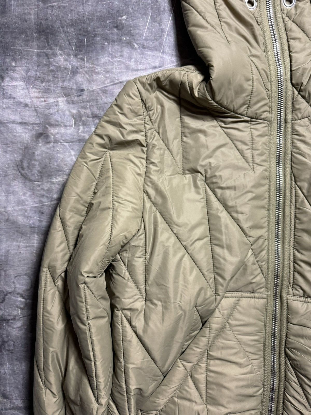 Rick Owens Rick Owens Drkshdw Nylon Gimp Jacket in Pale Green Size US L / EU 52-54 / 3 - 4 Thumbnail